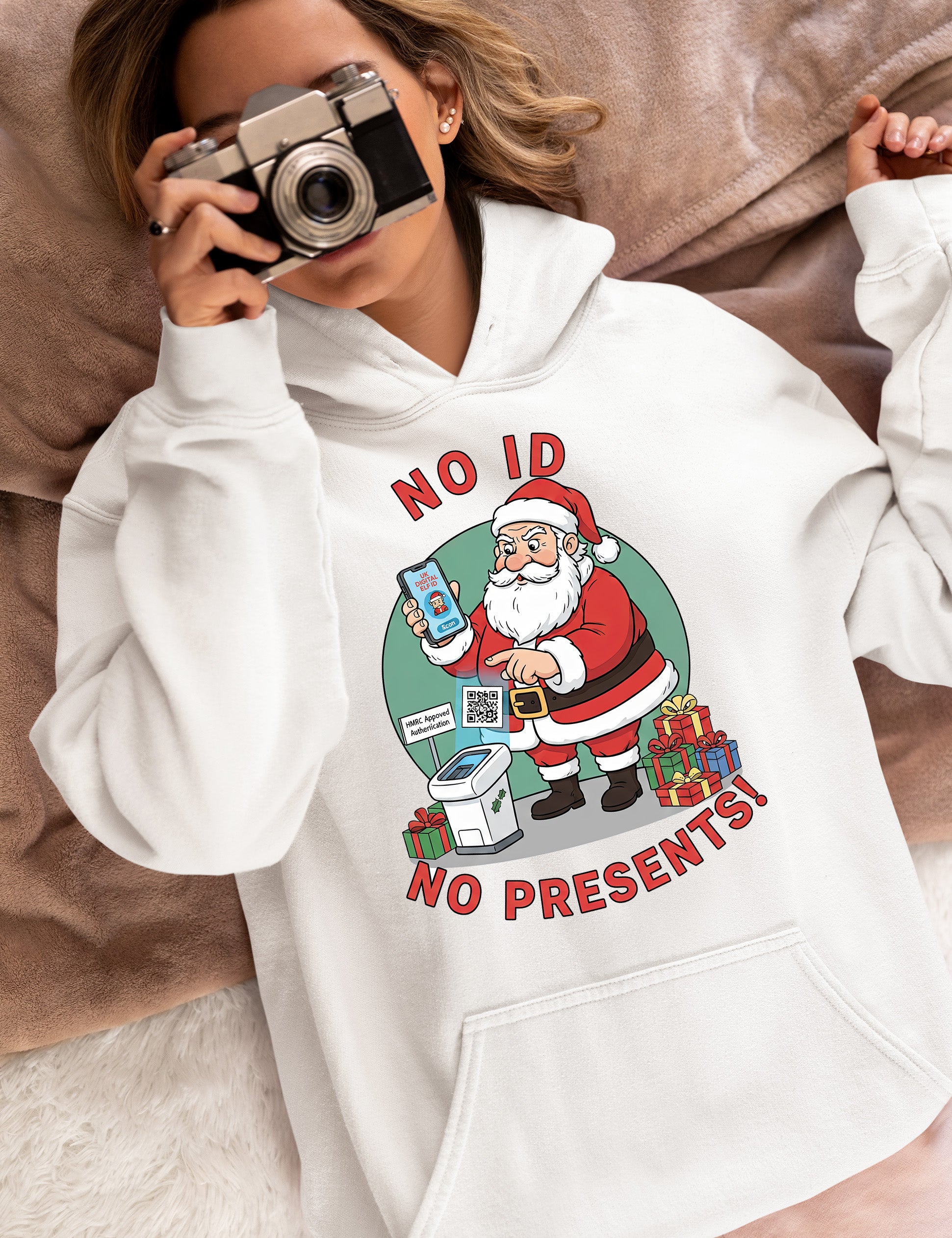 Christmas Themed Keepsake for the Holiday Season - Handmade Festive Charm, Unique Seasonal Gift for Collectors Hoodie