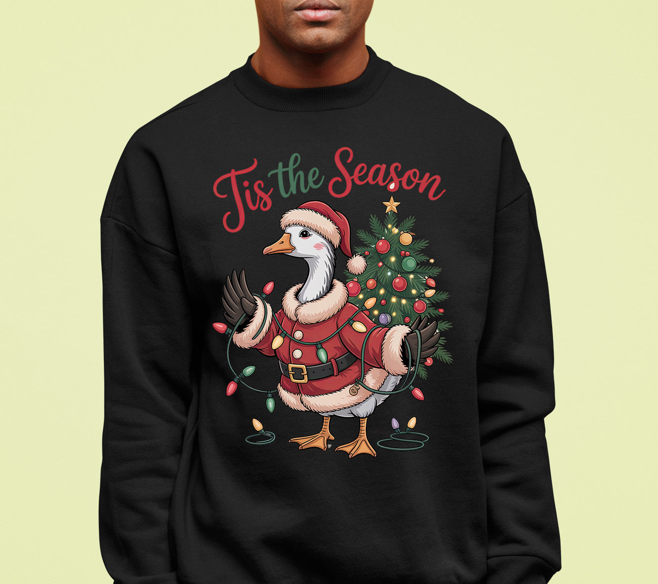 Tis the Season Christmas Clip Art – Festive Typography for Scrapbooking and Seasonal Projects Sweatshirt