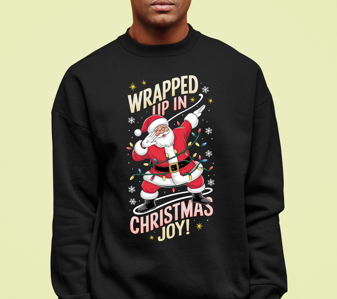 Wrapped up in Christmas Joy – Handmade Keepsake, Cozy Holiday Gift for Loved Ones, Heartfelt Seasonal Treasure Sweatshirt