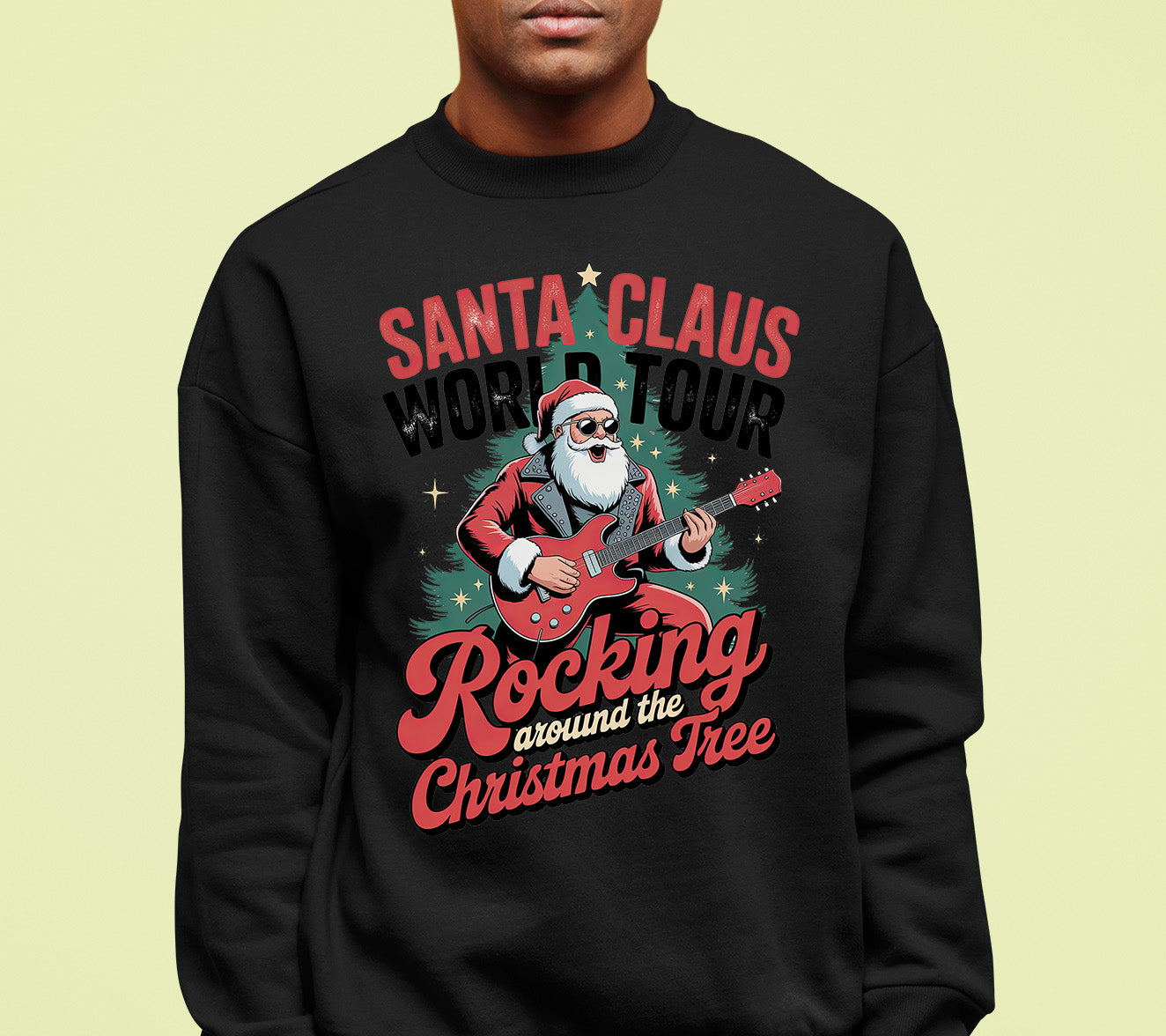 Sand Claus World Tour Christmas Keepsake - Santa Travel Cheer Across the Globe Gift Idea Sweatshirt