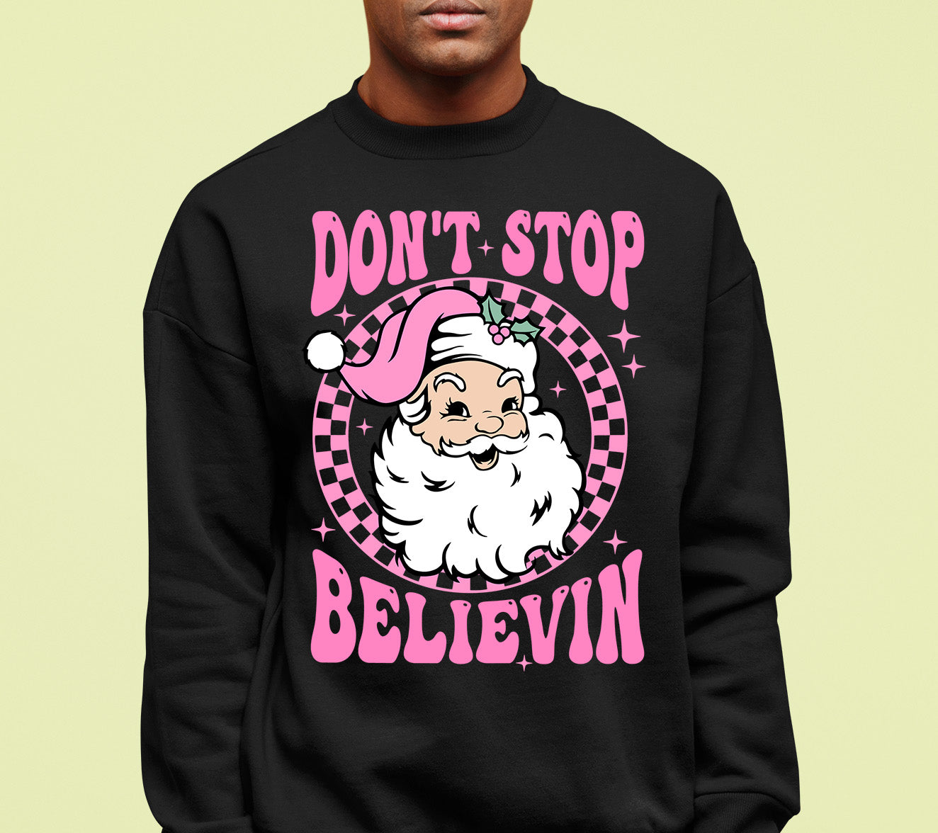 Christmas Cozy Knit Theme for Holiday Cheer - Festive Gift for Season of Joy Sweatshirt