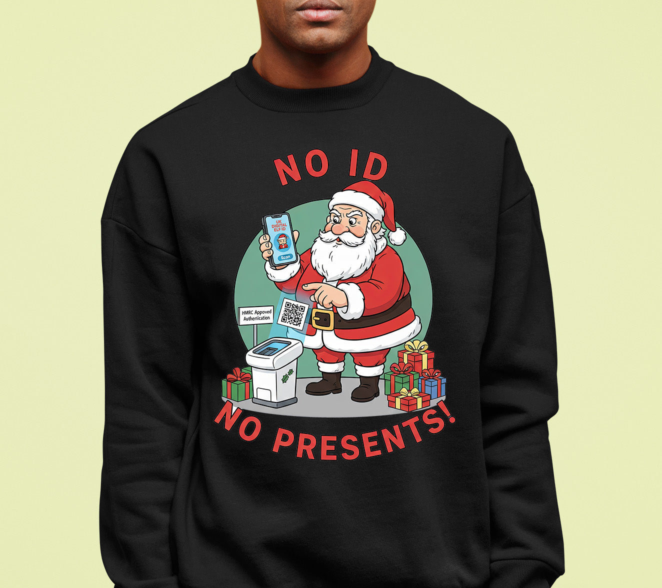 Christmas Themed Keepsake for the Holiday Season - Handmade Festive Charm, Unique Seasonal Gift for Collectors Sweatshirt