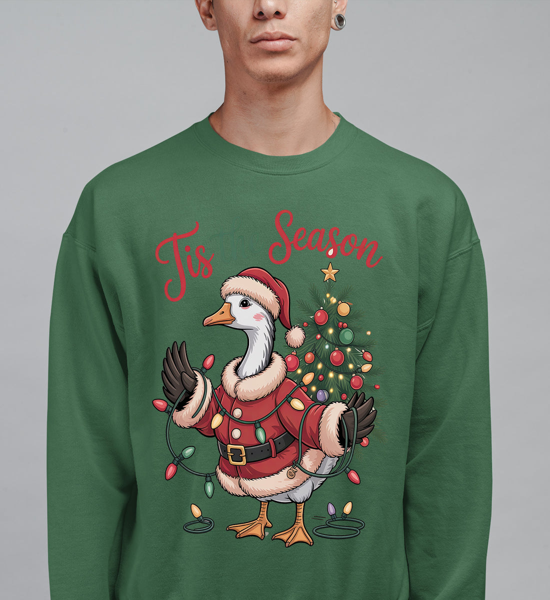 Tis the Season Christmas Clip Art – Festive Typography for Scrapbooking and Seasonal Projects Sweatshirt