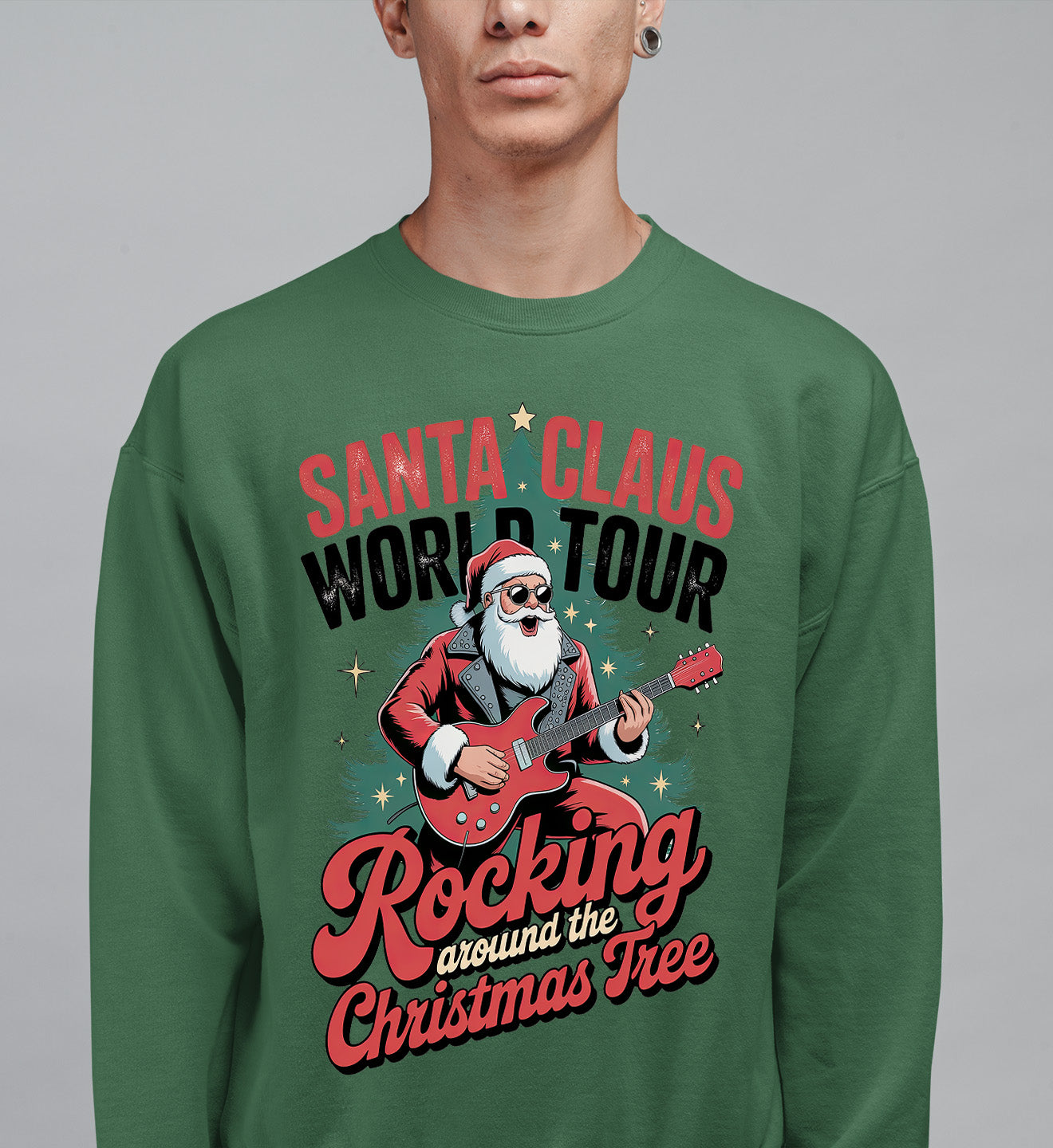 Sand Claus World Tour Christmas Keepsake - Santa Travel Cheer Across the Globe Gift Idea Sweatshirt