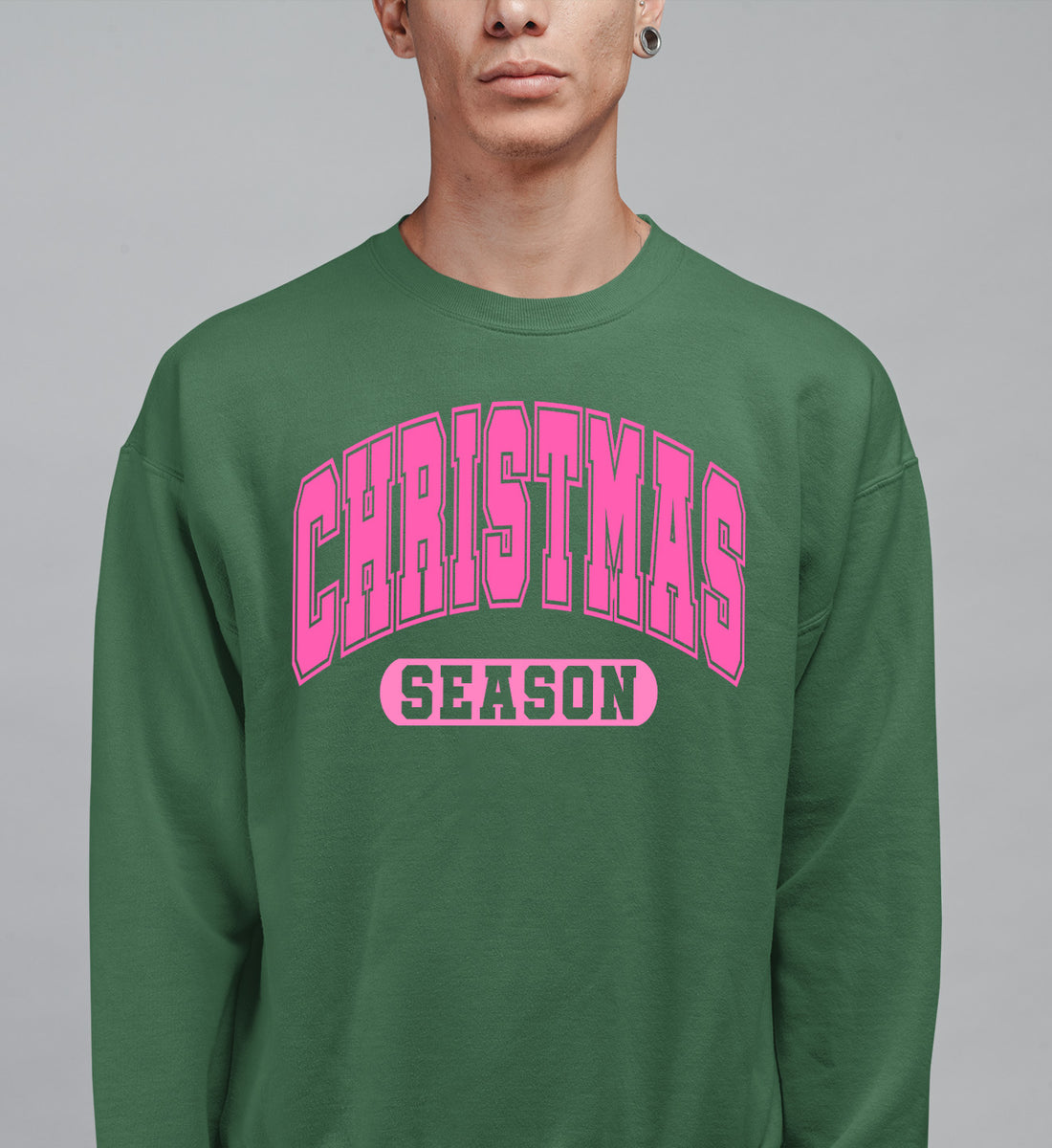 Handmade Christmas Season Keepsake for Holiday Gift | Festive Winter Magic, Cozy & Timeless Treasure Sweatshirt