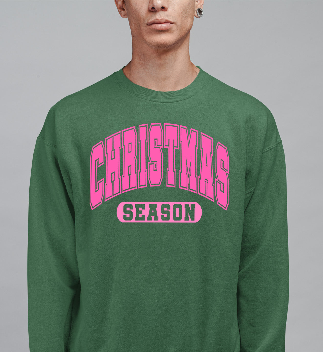 Handmade Christmas Season Keepsake for Holiday Gift | Festive Winter Magic, Cozy & Timeless Treasure Sweatshirt