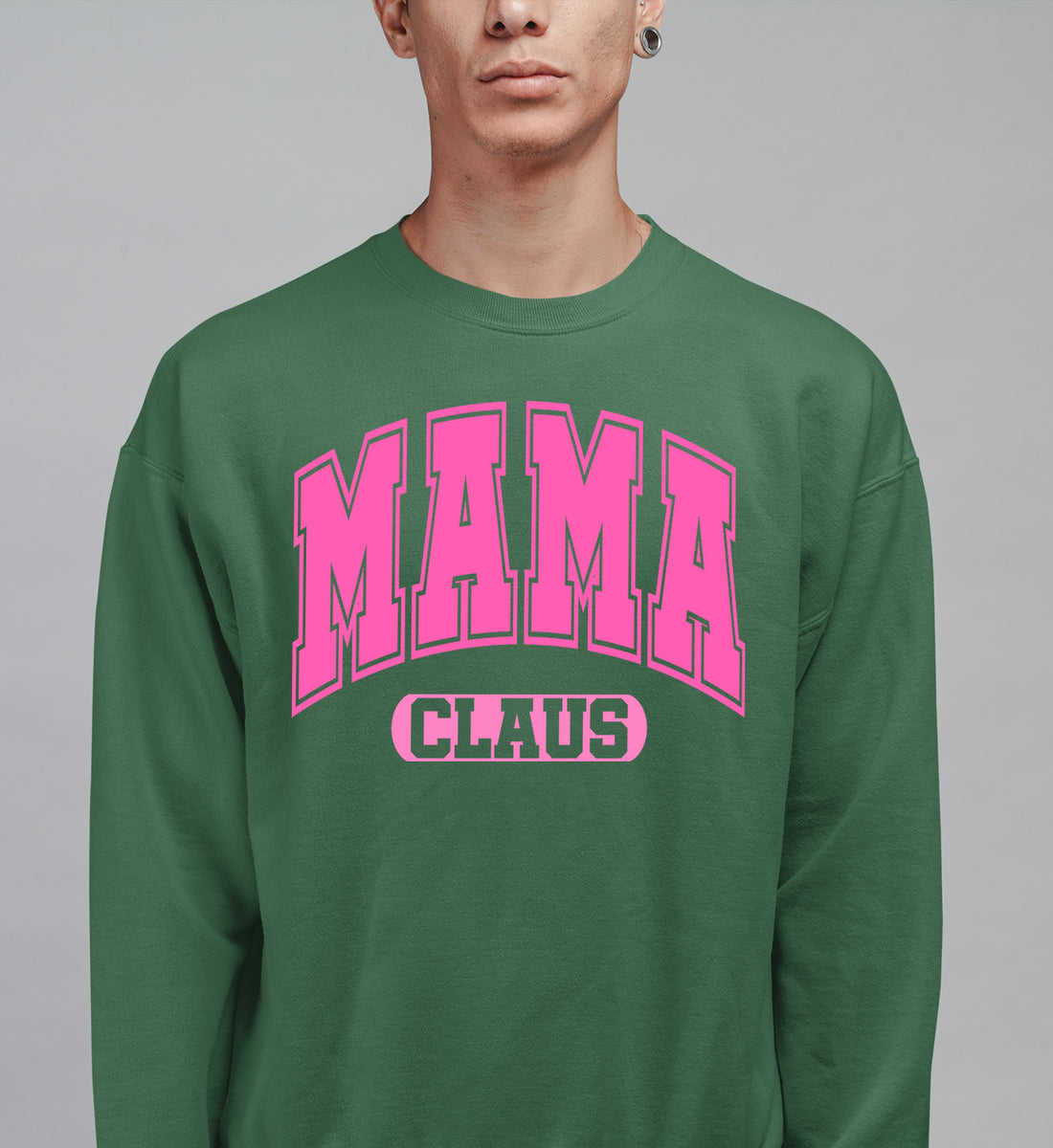 Mama Claus Christmas Joy Gift for Mom | Cozy Holiday Theme for Mom - Seasonal Cheer Sweatshirt