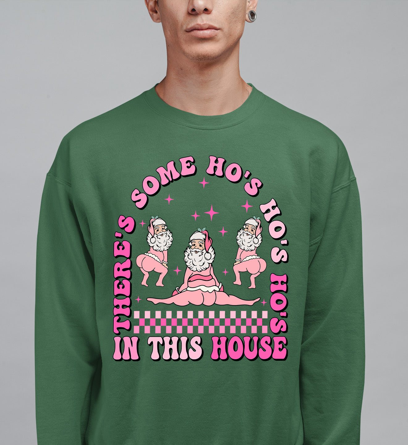 Festive Christmas Scene Art – Cozy Winter Village Illustration, Seasonal Gift for Home & Collectors Sweatshirt