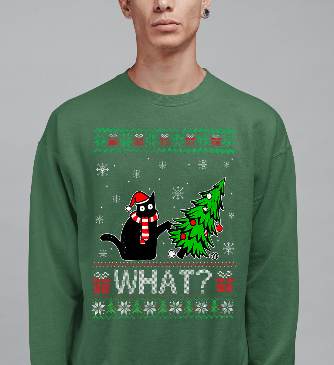 Retro Christmas Vintage Holiday Motif for Crafts, Scrapbooks, and DIY Projects Sweatshirt