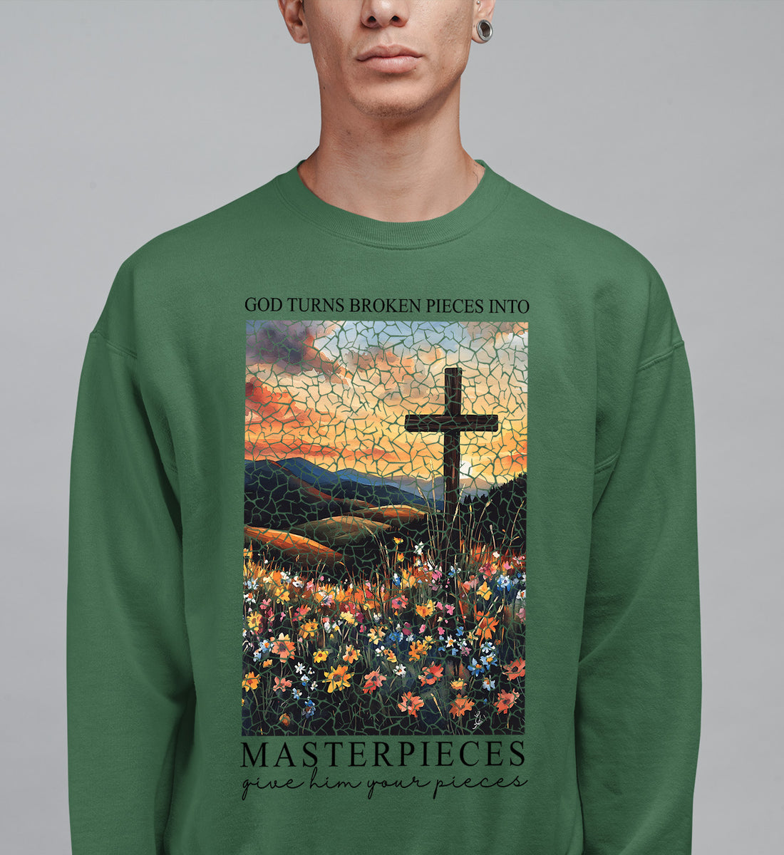 Christmas Masterpieces: Handmade Festive Art Collection for Holiday Gifting, Unique Seasonal Keepsakes Sweatshirt
