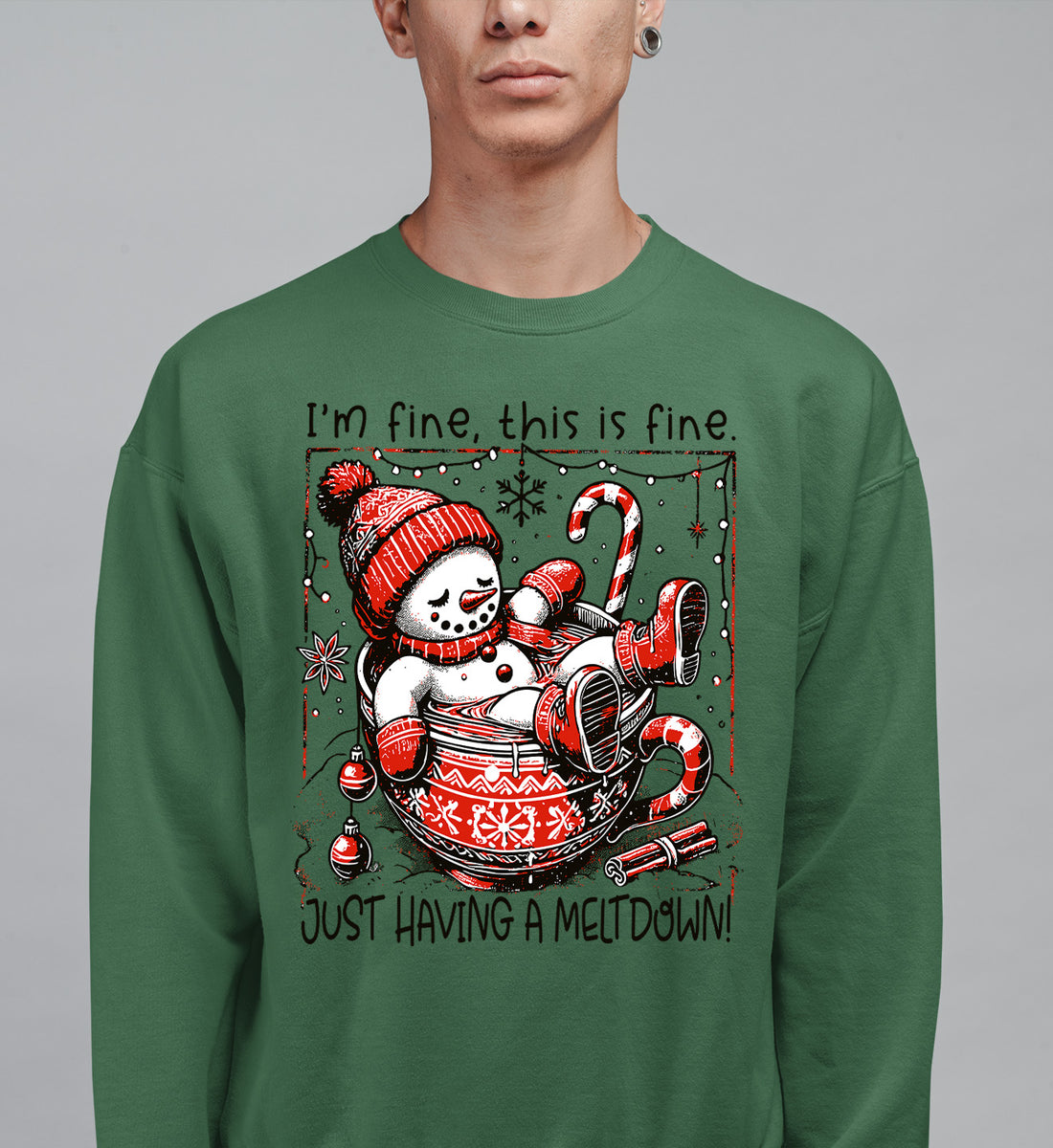 Christmas Keepsake: Whimsical Holiday Gift Idea, Festive Handmade Item for Seasonal Cheer Sweatshirt