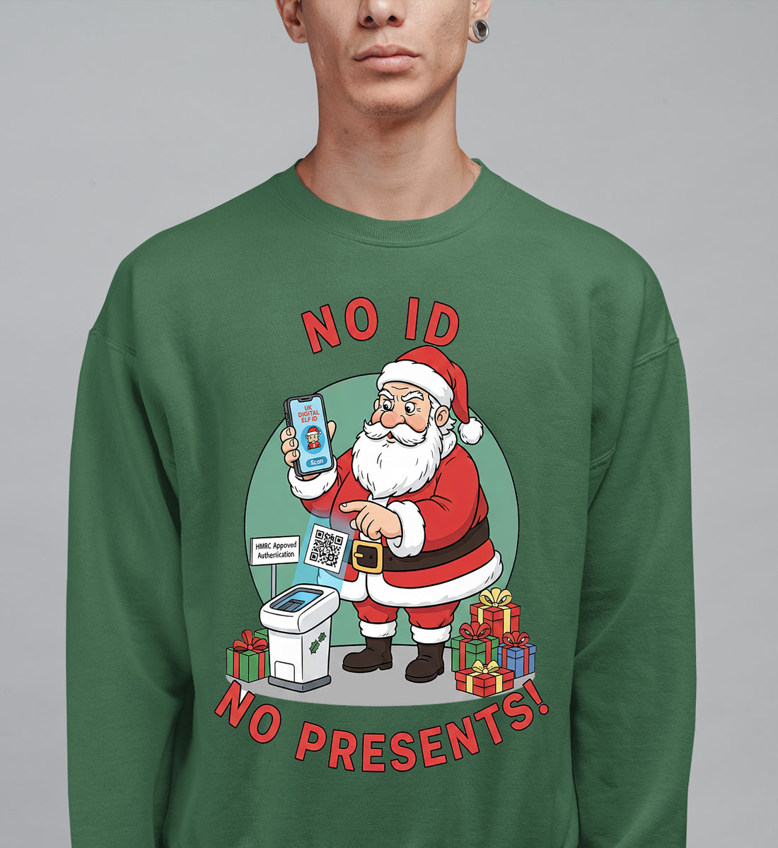 Christmas Themed Keepsake for the Holiday Season - Handmade Festive Charm, Unique Seasonal Gift for Collectors Sweatshirt