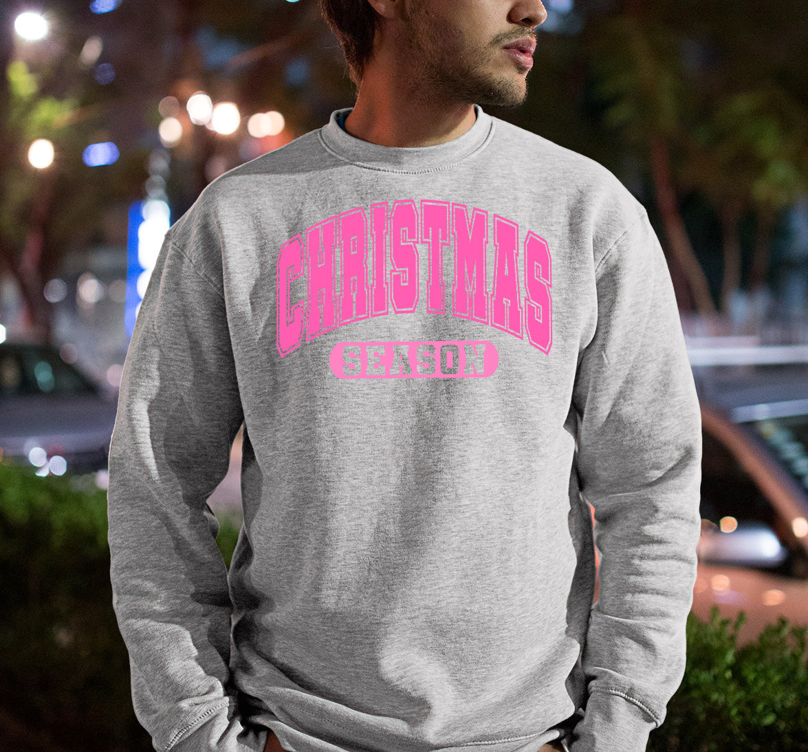 Handmade Christmas Season Keepsake for Holiday Gift | Festive Winter Magic, Cozy & Timeless Treasure Sweatshirt
