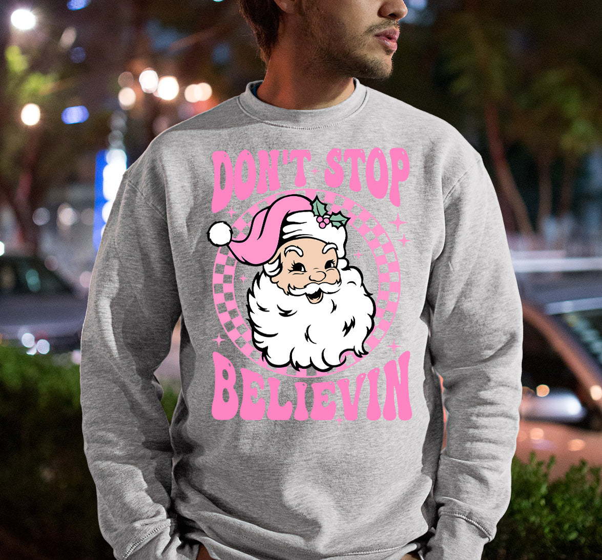 Christmas Cozy Knit Theme for Holiday Cheer - Festive Gift for Season of Joy Sweatshirt