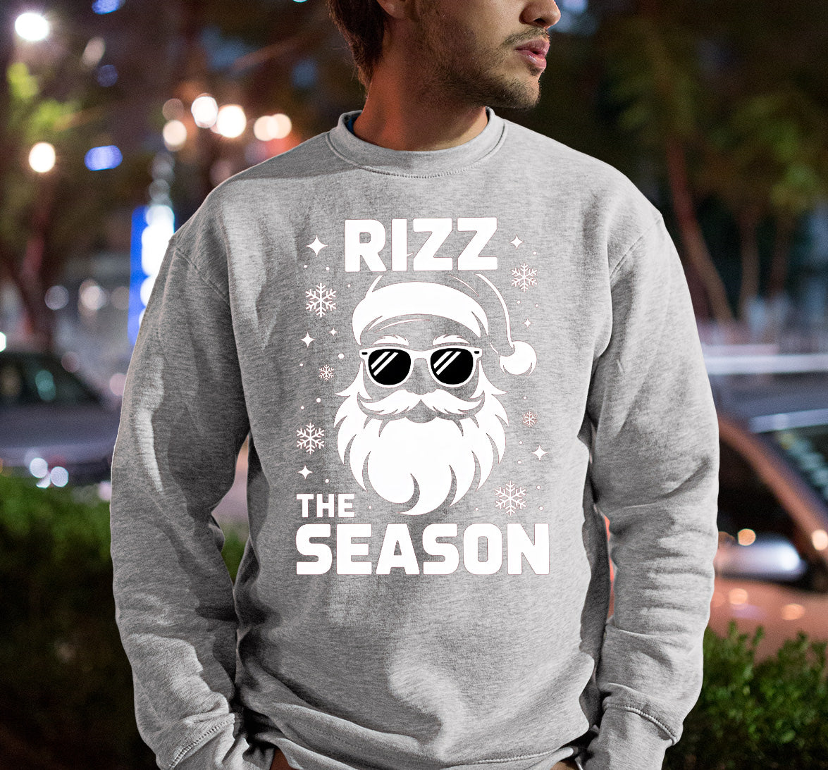 Rizz the Season Christmas Collectible, Handmade Holiday Treasure, Festive Seasonal Character for Gift or Display Sweatshirt