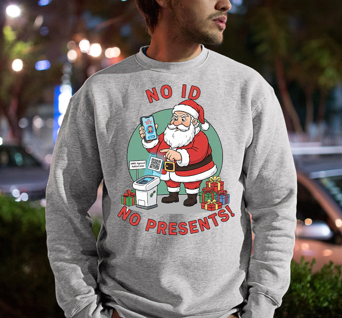 Christmas Themed Keepsake for the Holiday Season - Handmade Festive Charm, Unique Seasonal Gift for Collectors Sweatshirt