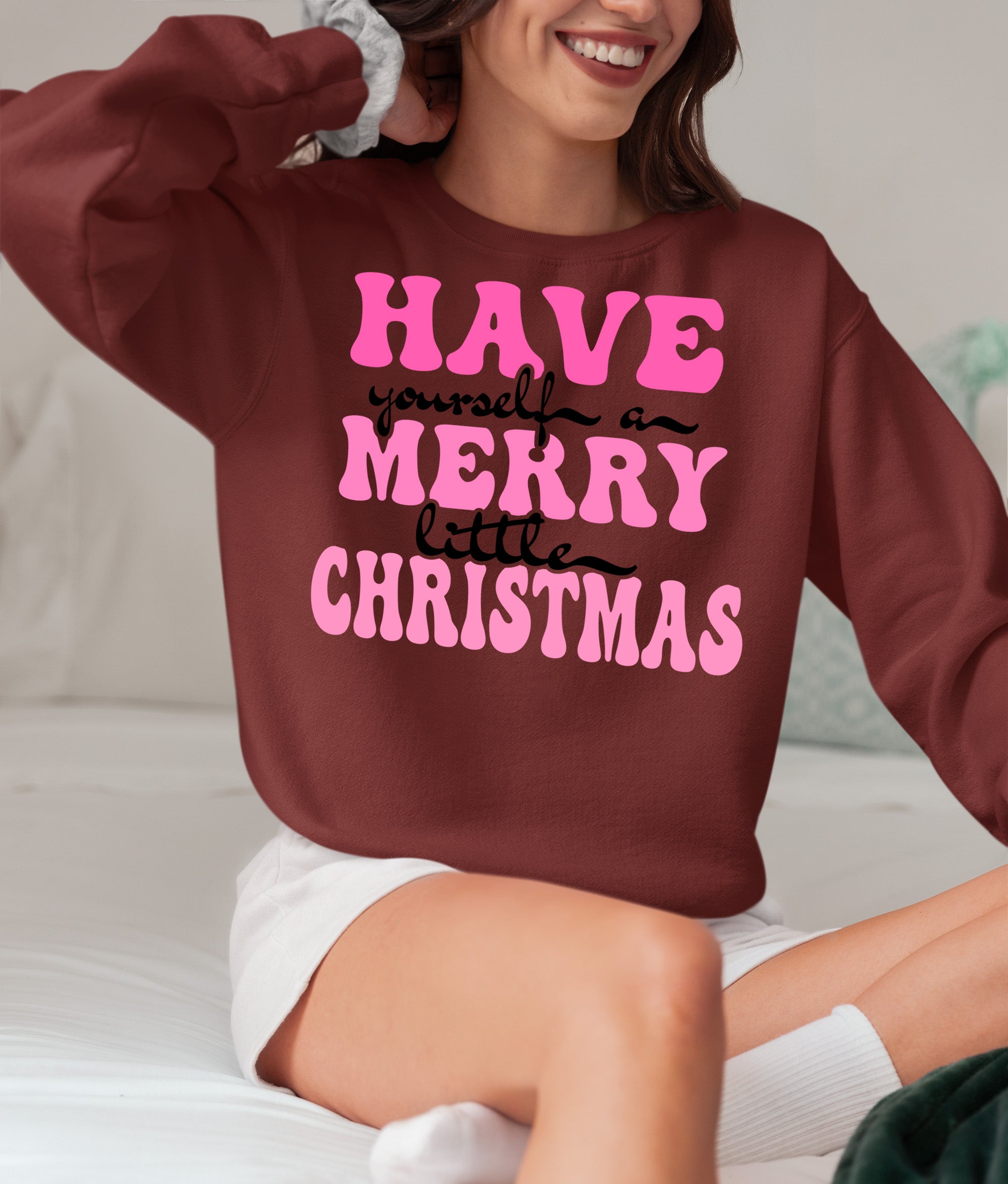 Have yourself a merry little christmas - festive vibes for cozy gifting and seasonal joy Sweatshirt