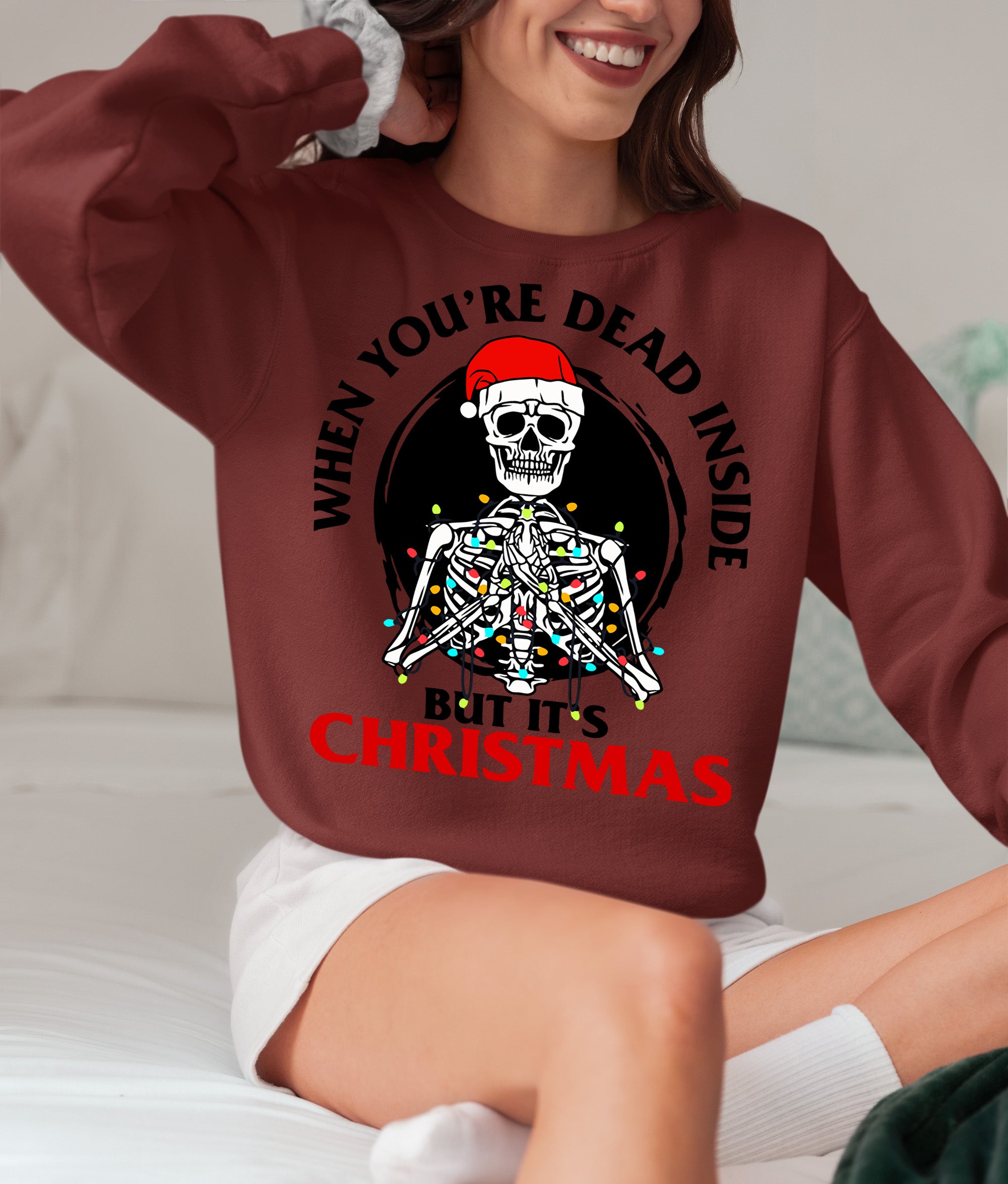 Christmas Cozy Gift Idea, Handmade Holiday Treasure for Winter Cheer, Festive Seasonal Keepsake, Unique Seasonal Craft Sweatshirt