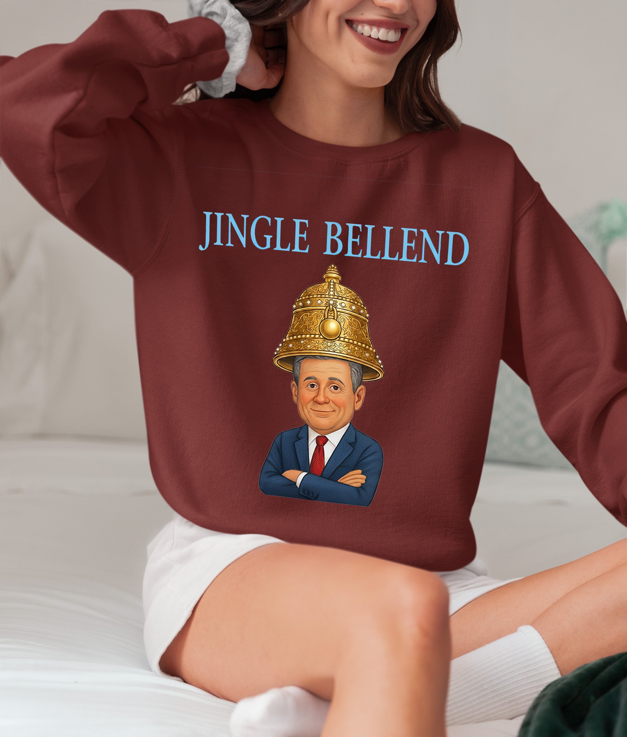 Jingle Bellend – Christmas Cheer Jewelry, Festive Holiday Accessory, Yuletide Sparkle Gift, Seasonal Celebration Sweatshirt