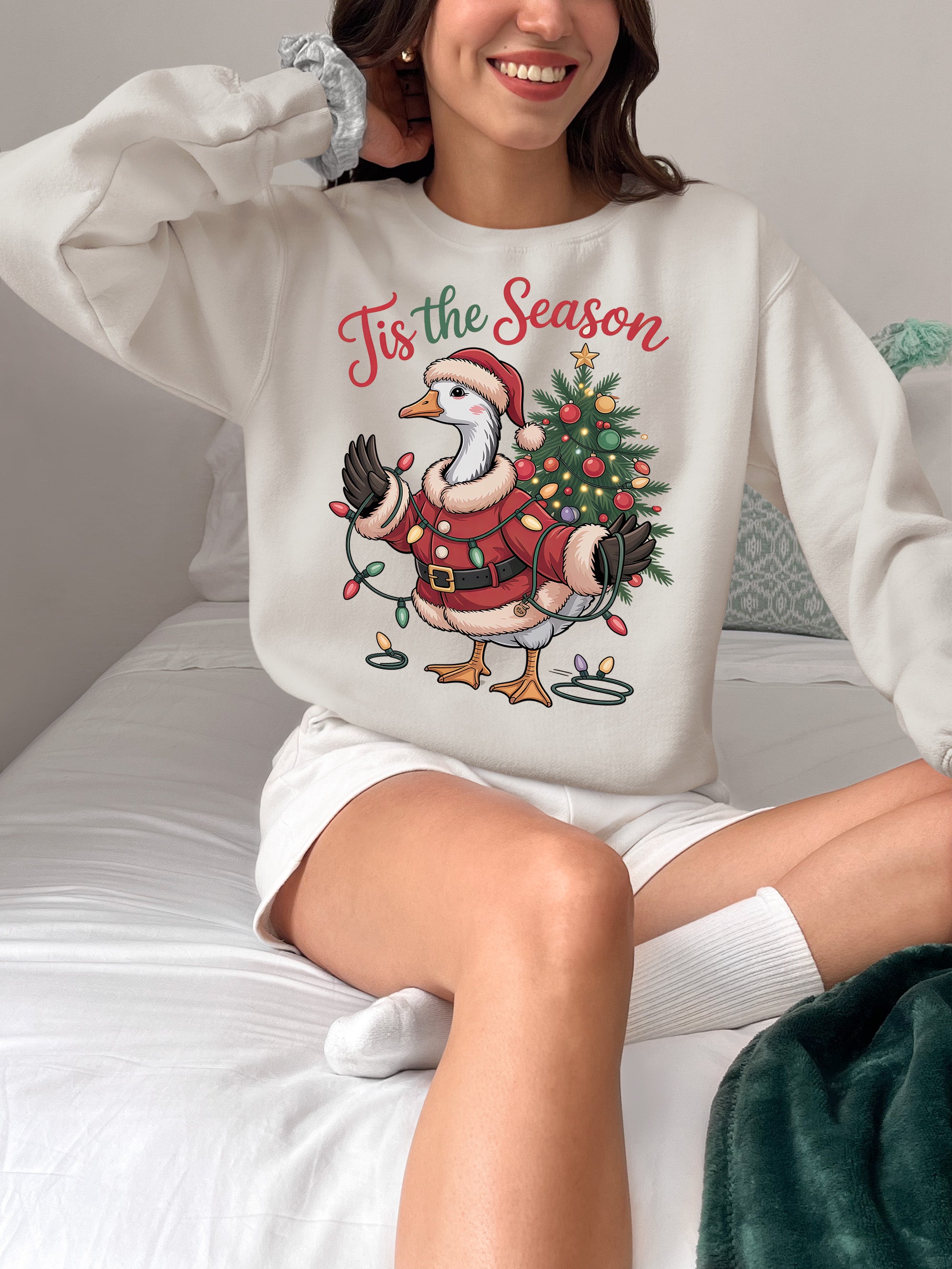 Tis the Season Christmas Clip Art – Festive Typography for Scrapbooking and Seasonal Projects Sweatshirt