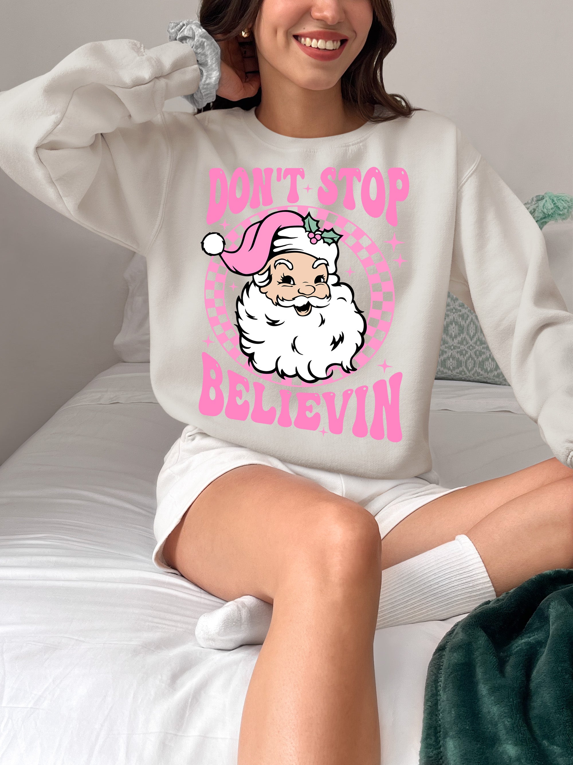 Christmas Cozy Knit Theme for Holiday Cheer - Festive Gift for Season of Joy Sweatshirt