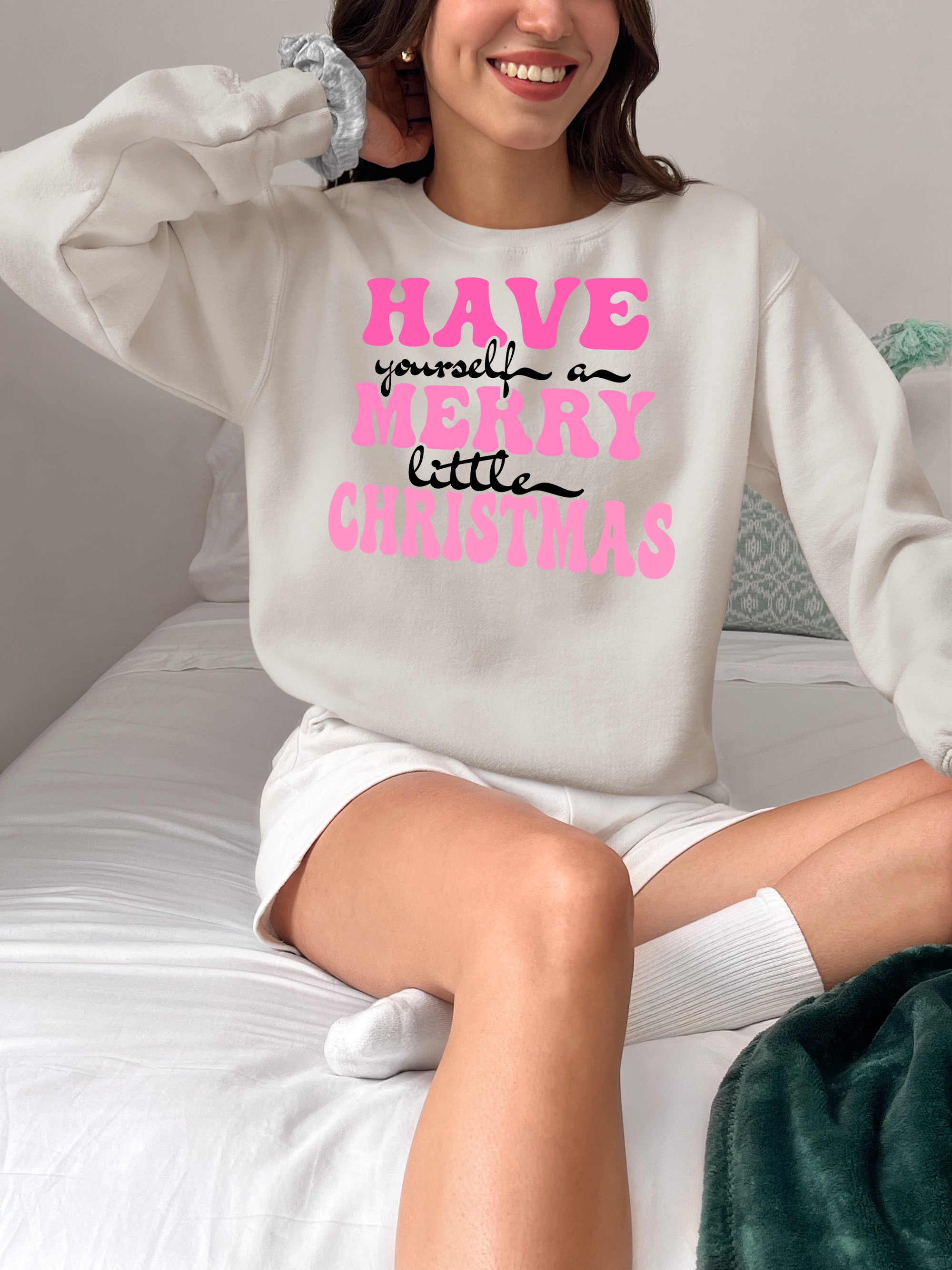 Have yourself a merry little christmas - festive vibes for cozy gifting and seasonal joy Sweatshirt