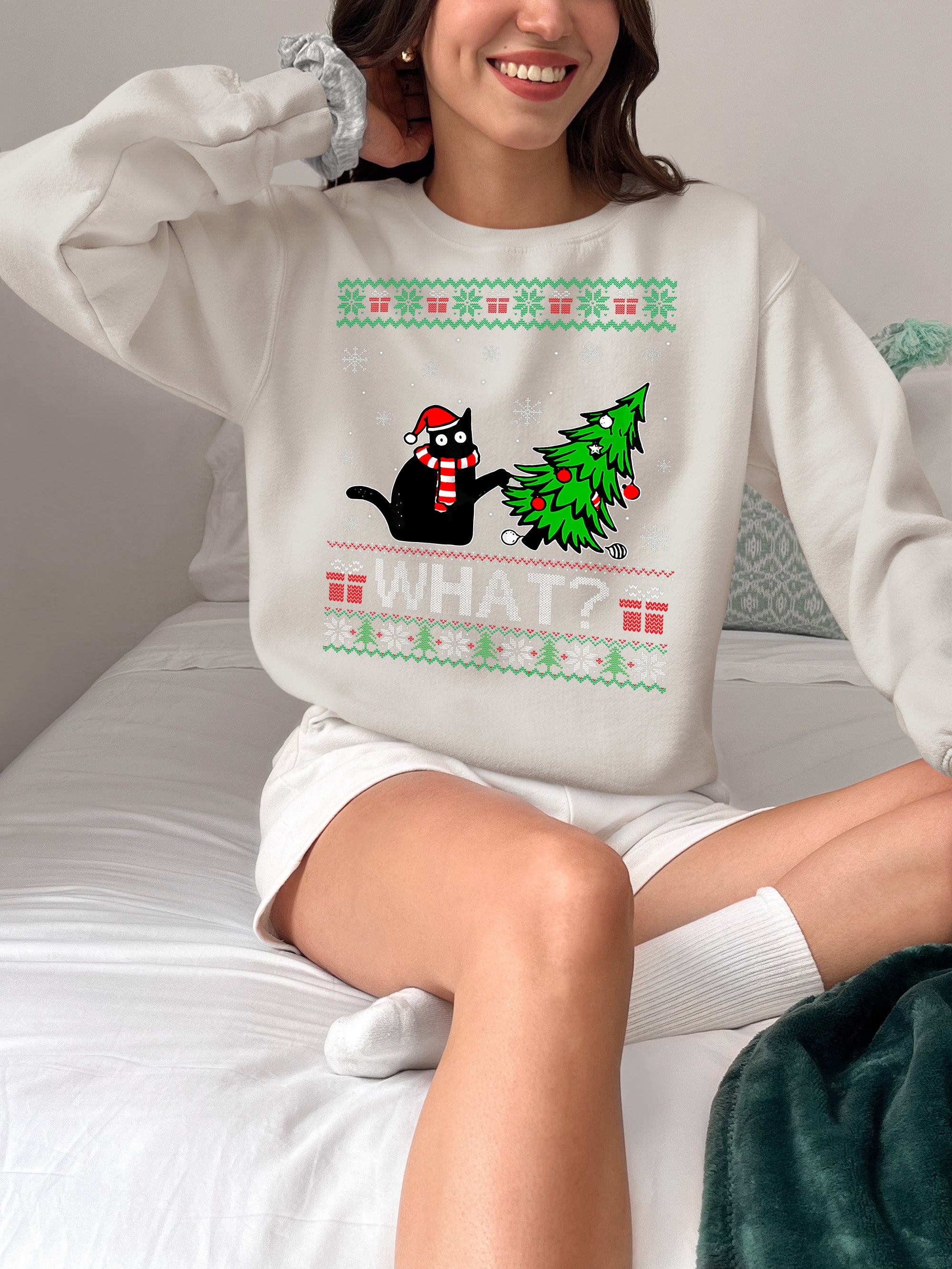 Retro Christmas Vintage Holiday Motif for Crafts, Scrapbooks, and DIY Projects Sweatshirt