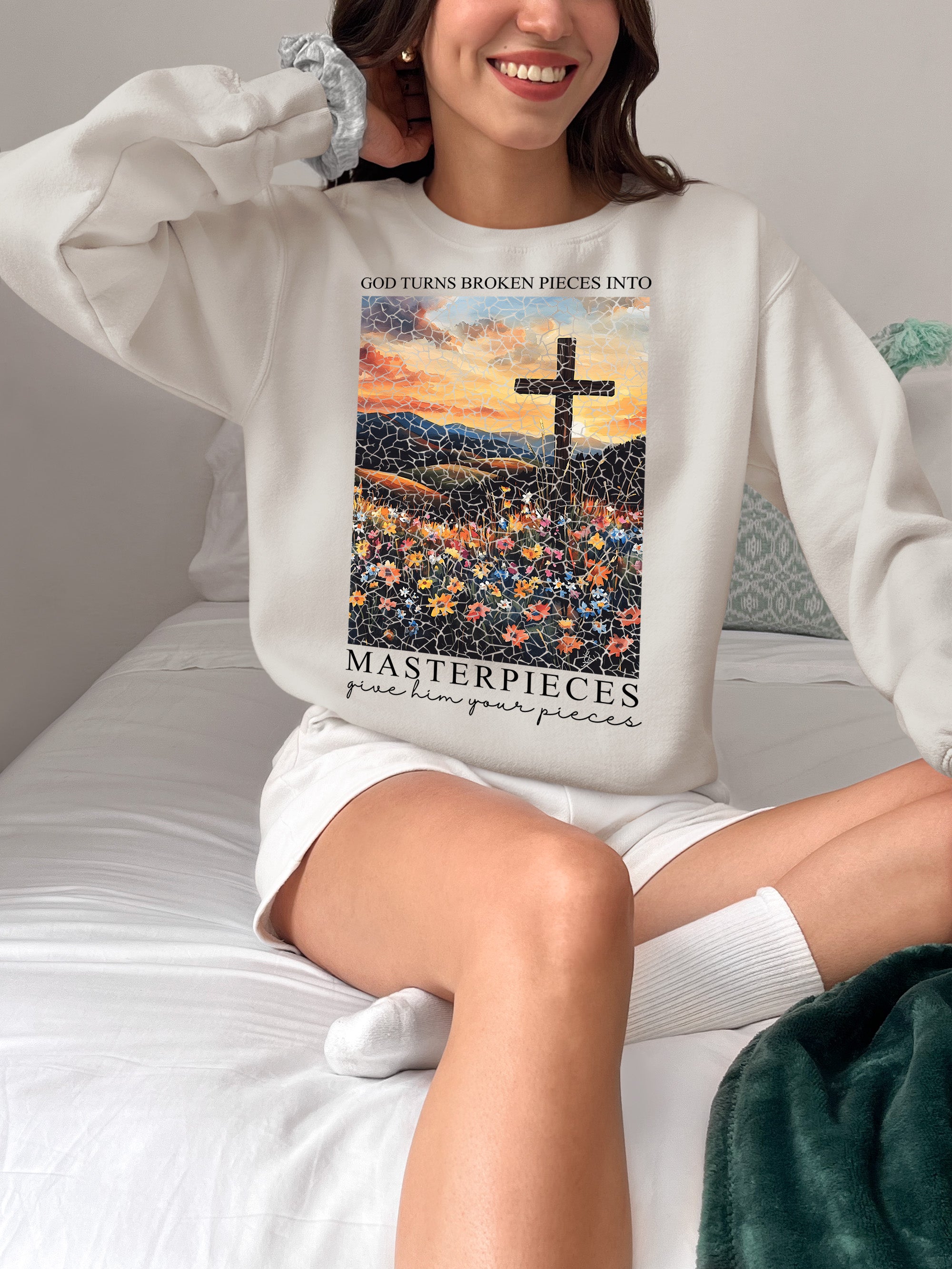Christmas Masterpieces: Handmade Festive Art Collection for Holiday Gifting, Unique Seasonal Keepsakes Sweatshirt