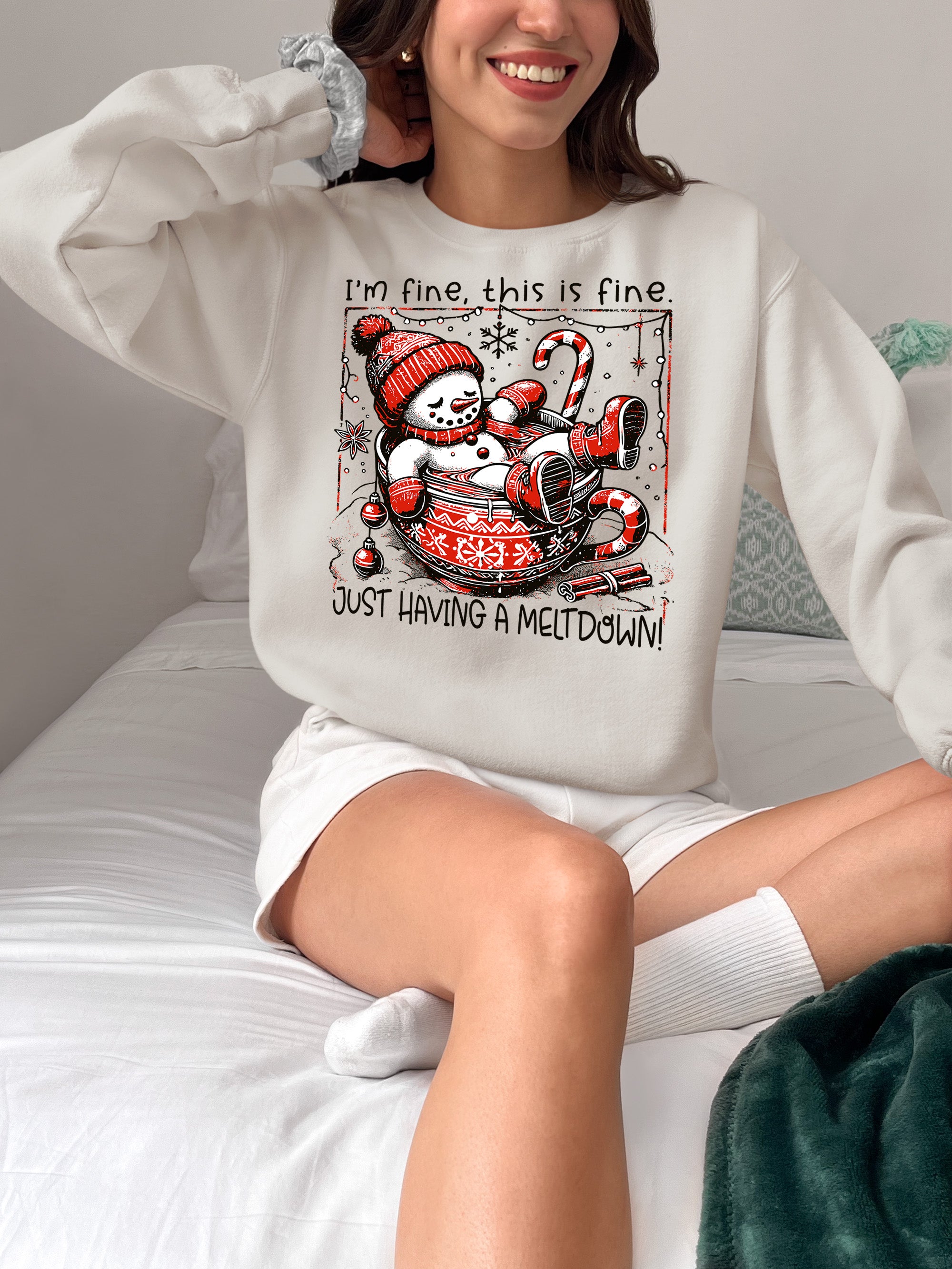 Christmas Keepsake: Whimsical Holiday Gift Idea, Festive Handmade Item for Seasonal Cheer Sweatshirt