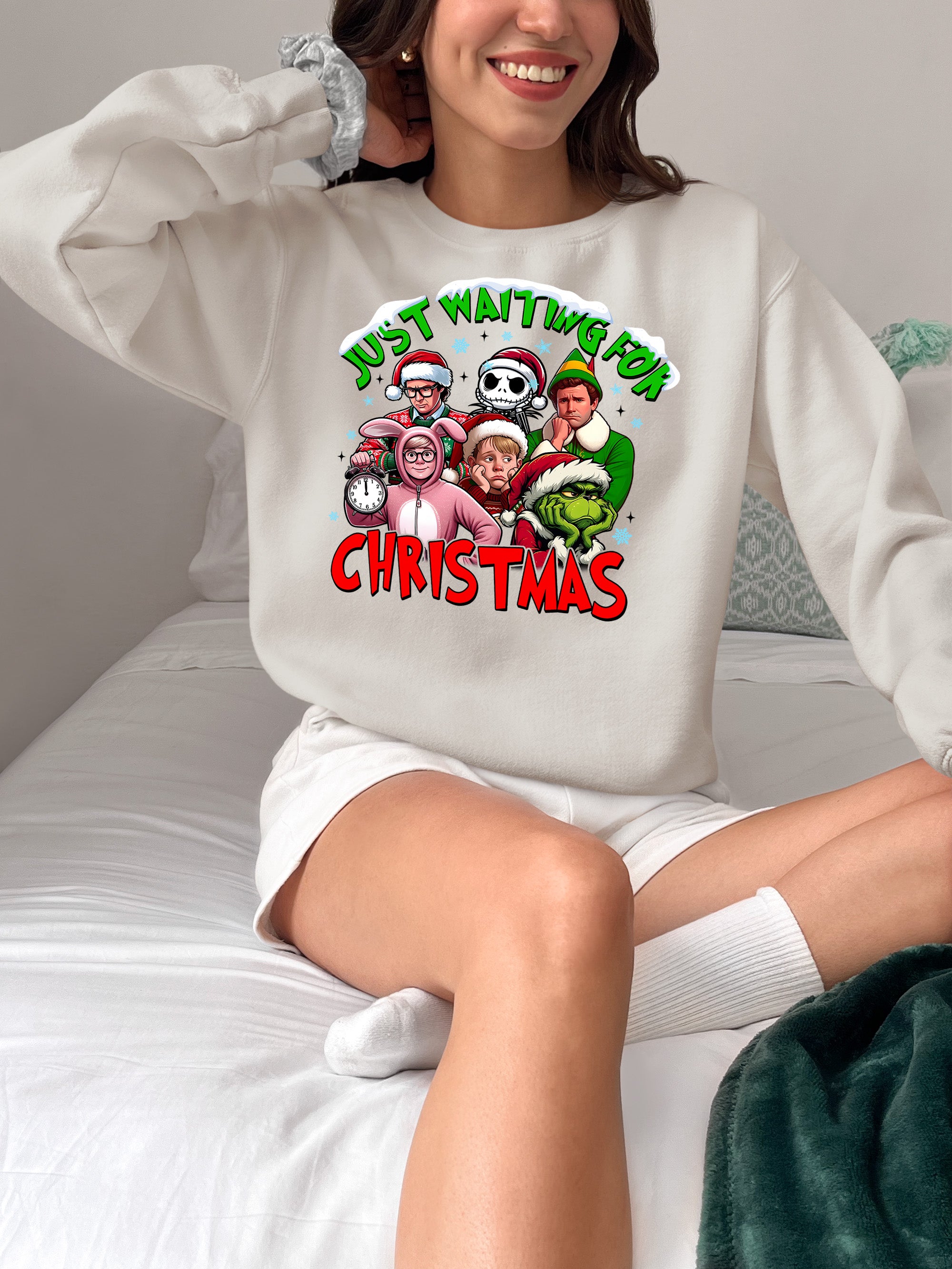 Christmas Cozy Keepsake - Handmade Holiday Gift for Winter Season, Rustic Christmas Charm, Festive Collectible for Shelf Sweatshirt