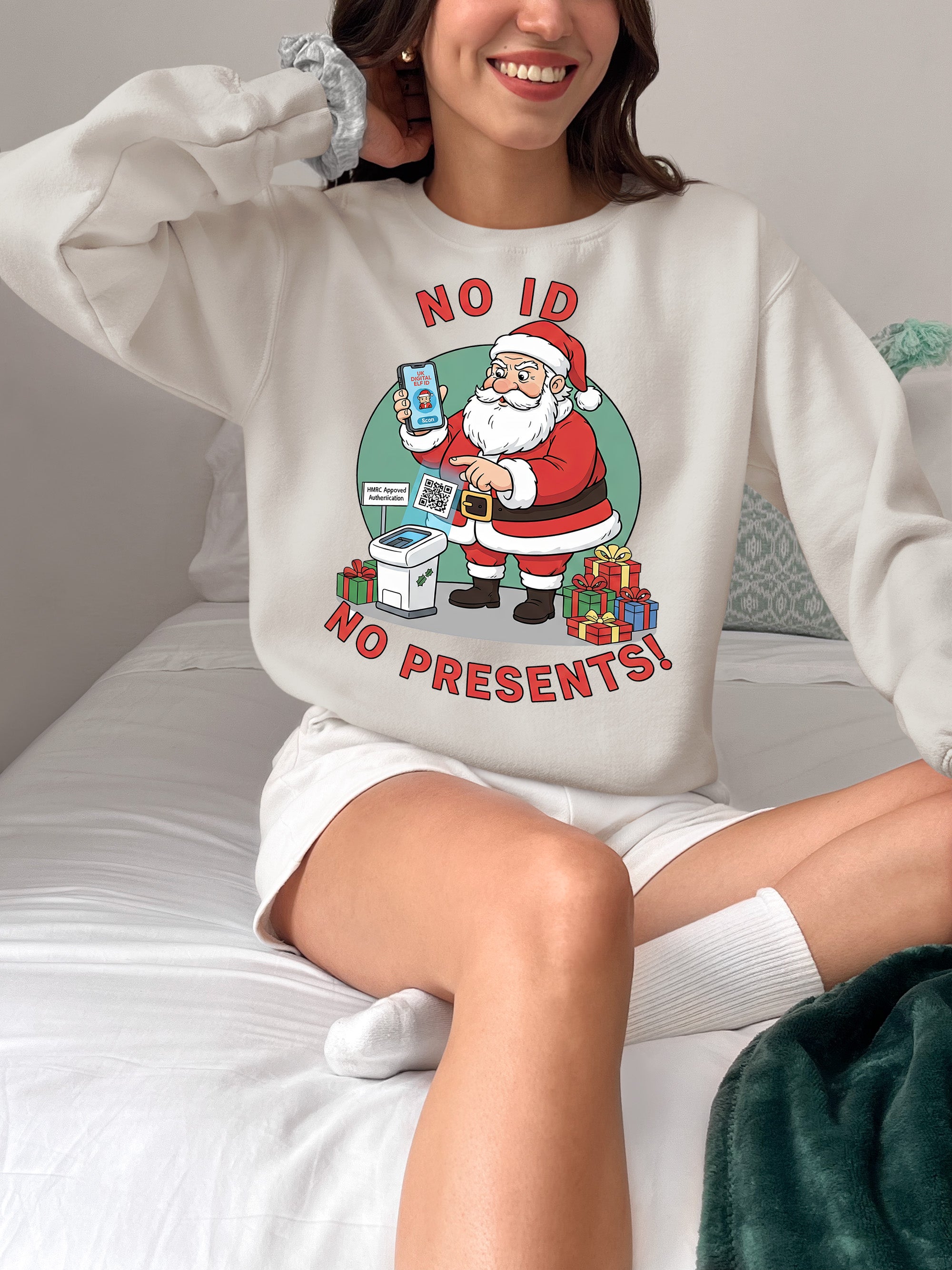 Christmas Themed Keepsake for the Holiday Season - Handmade Festive Charm, Unique Seasonal Gift for Collectors Sweatshirt
