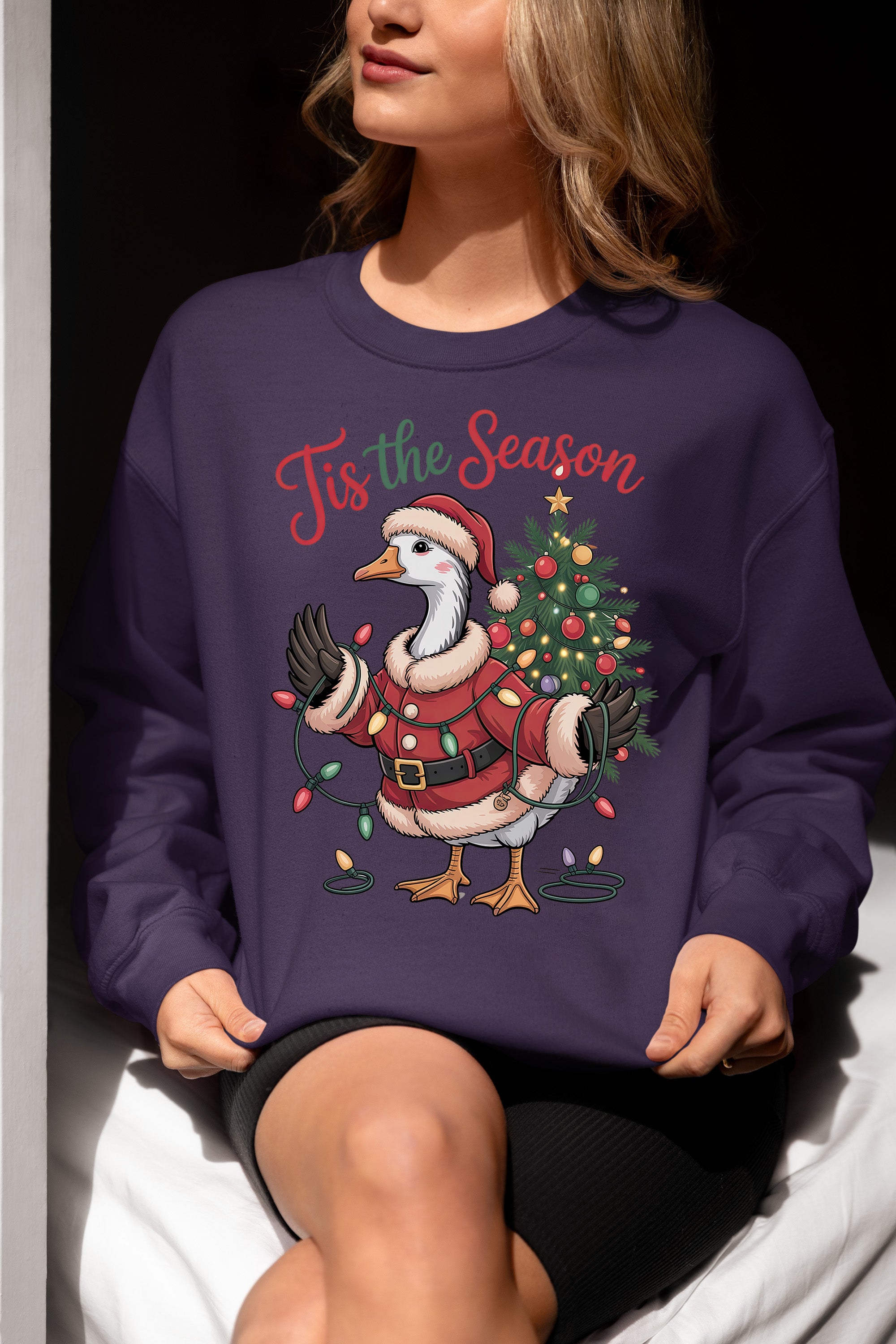 Tis the Season Christmas Clip Art – Festive Typography for Scrapbooking and Seasonal Projects Sweatshirt