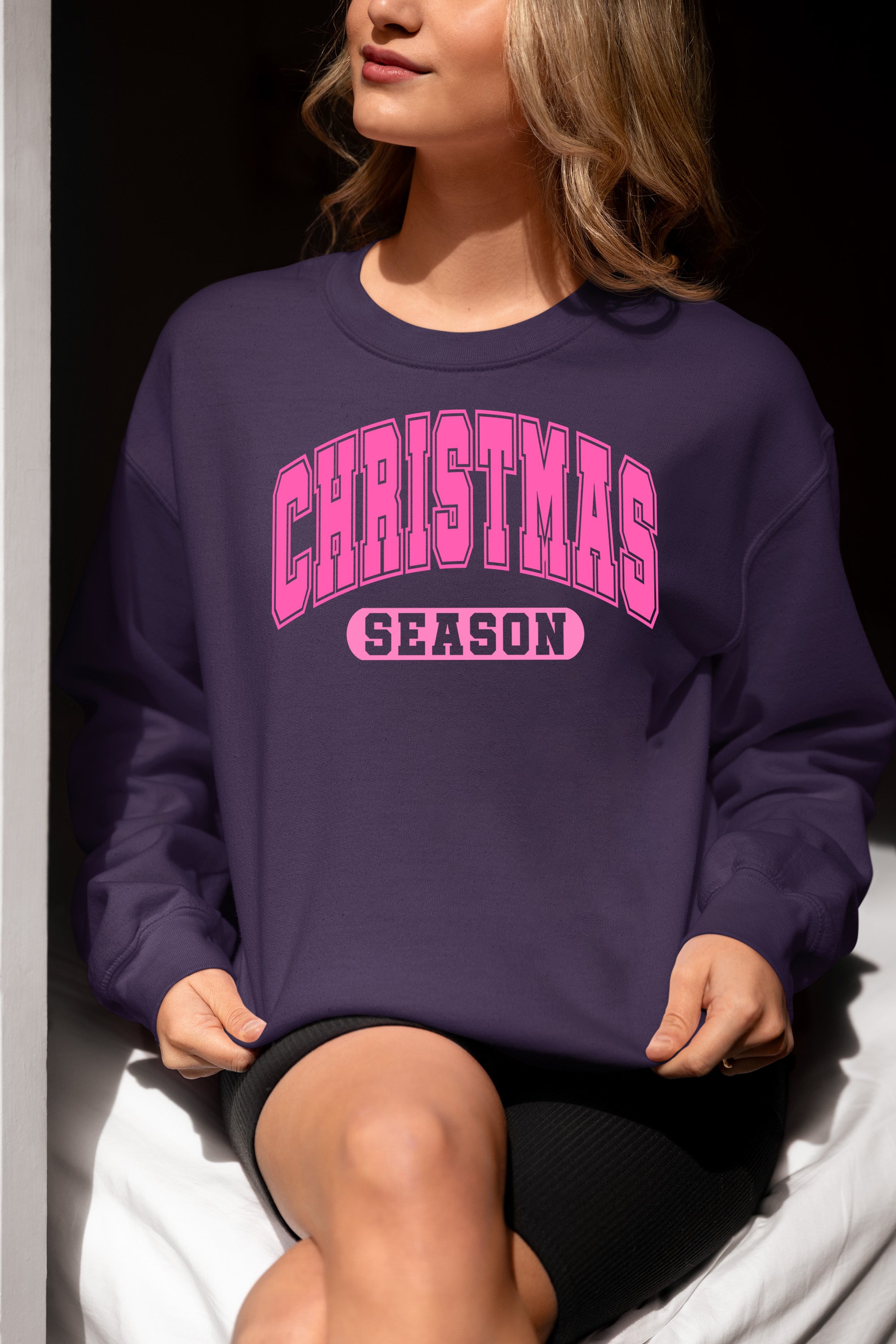 Handmade Christmas Season Keepsake for Holiday Gift | Festive Winter Magic, Cozy & Timeless Treasure Sweatshirt