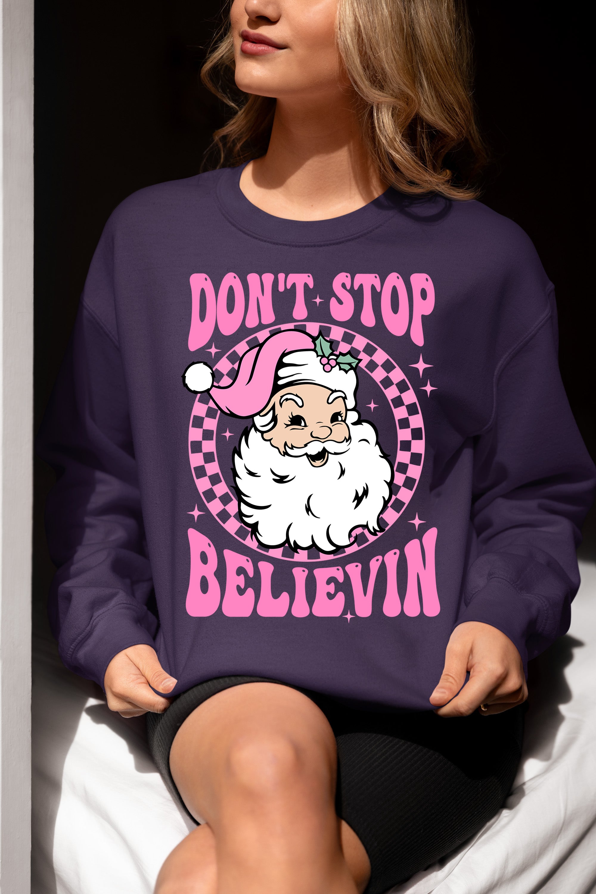 Christmas Cozy Knit Theme for Holiday Cheer - Festive Gift for Season of Joy Sweatshirt