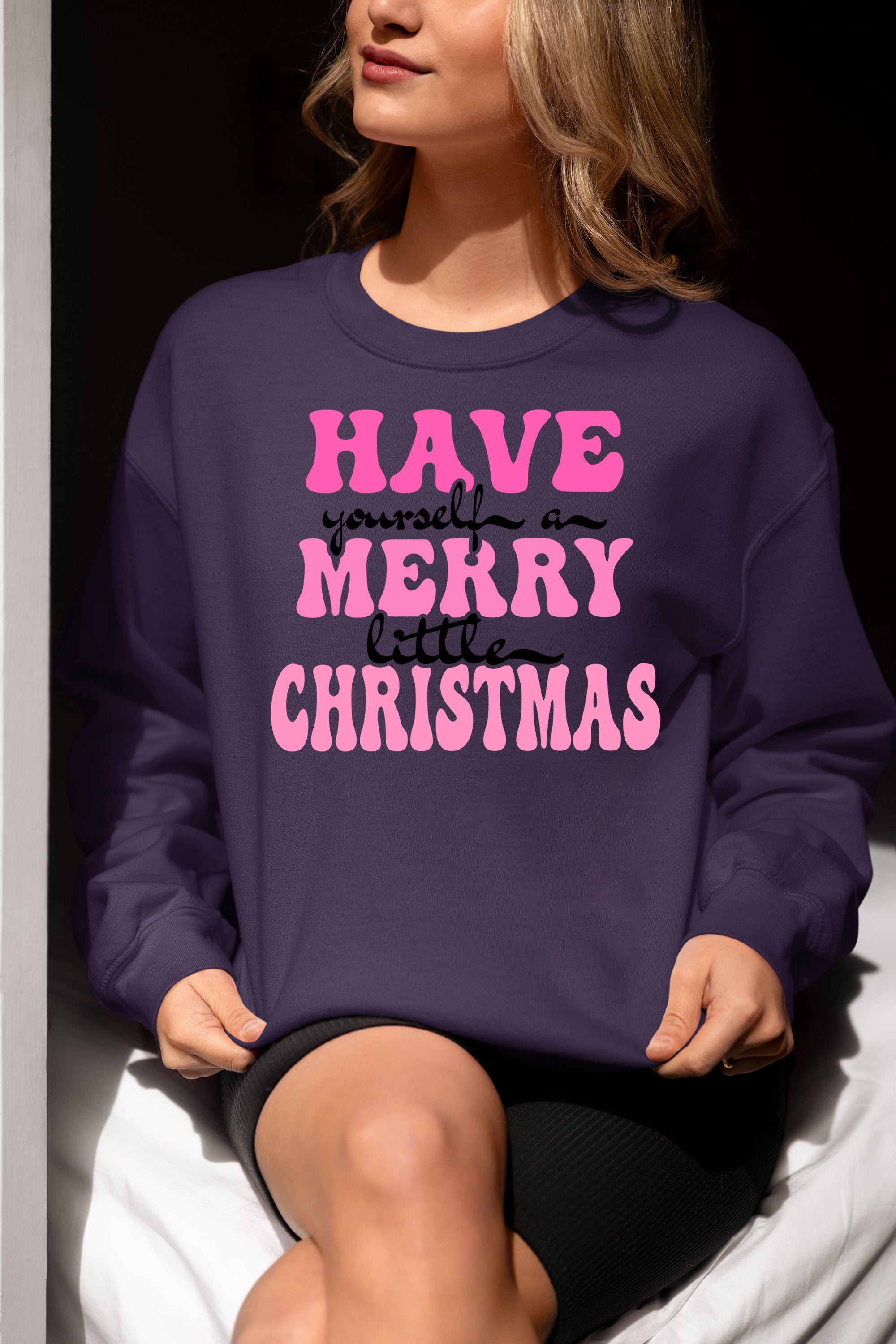Have yourself a merry little christmas - festive vibes for cozy gifting and seasonal joy Sweatshirt