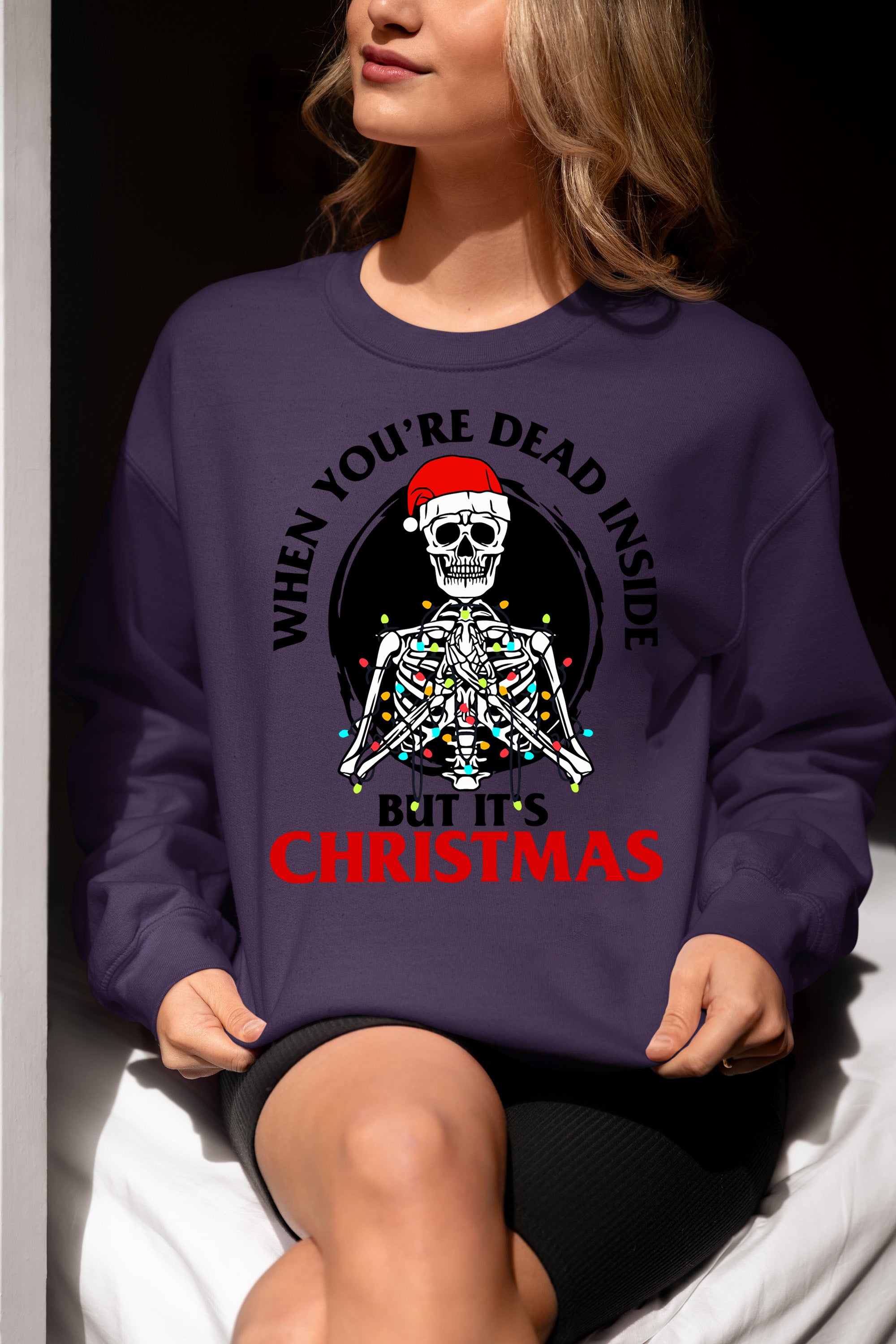 Christmas Cozy Gift Idea, Handmade Holiday Treasure for Winter Cheer, Festive Seasonal Keepsake, Unique Seasonal Craft Sweatshirt