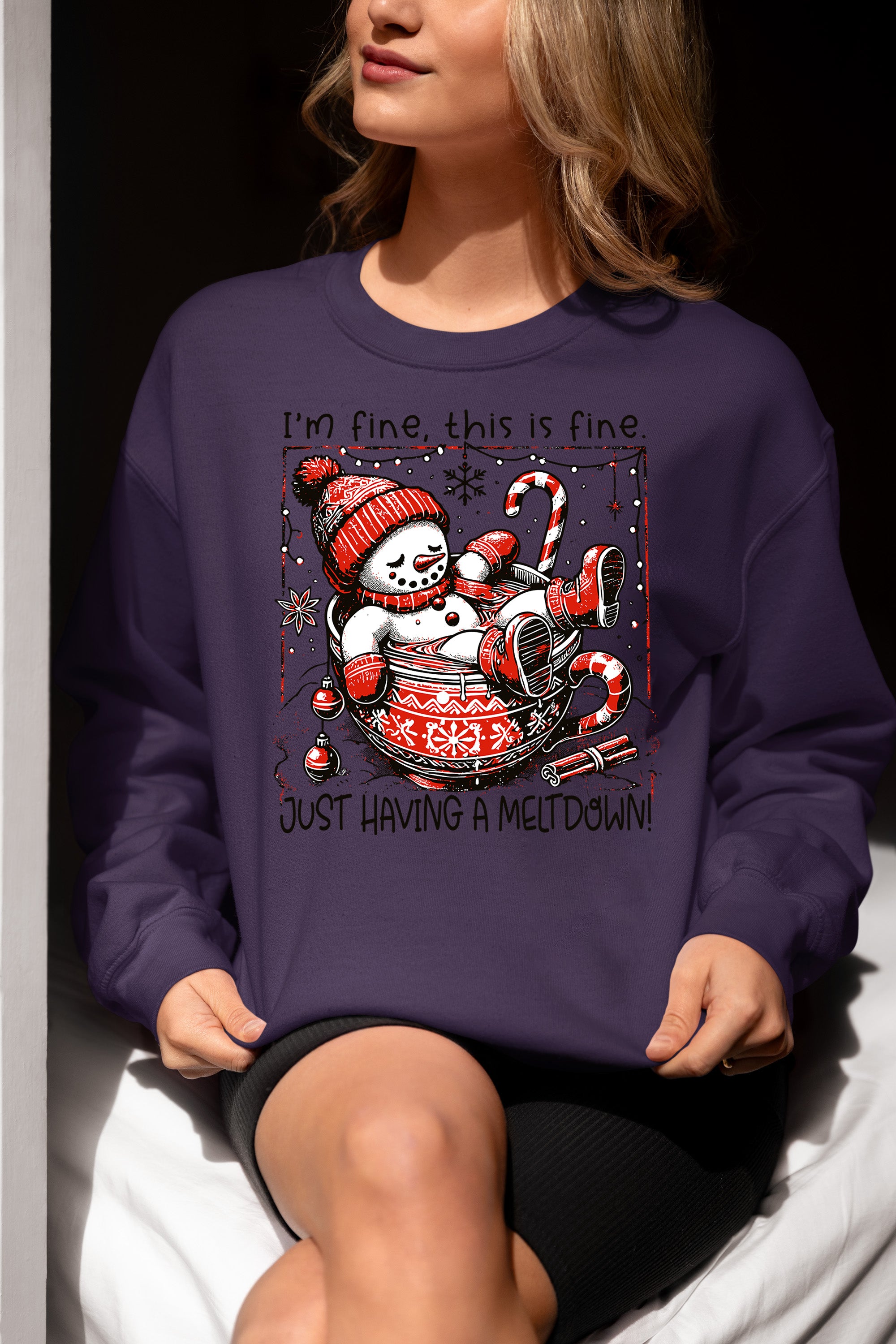 Christmas Keepsake: Whimsical Holiday Gift Idea, Festive Handmade Item for Seasonal Cheer Sweatshirt