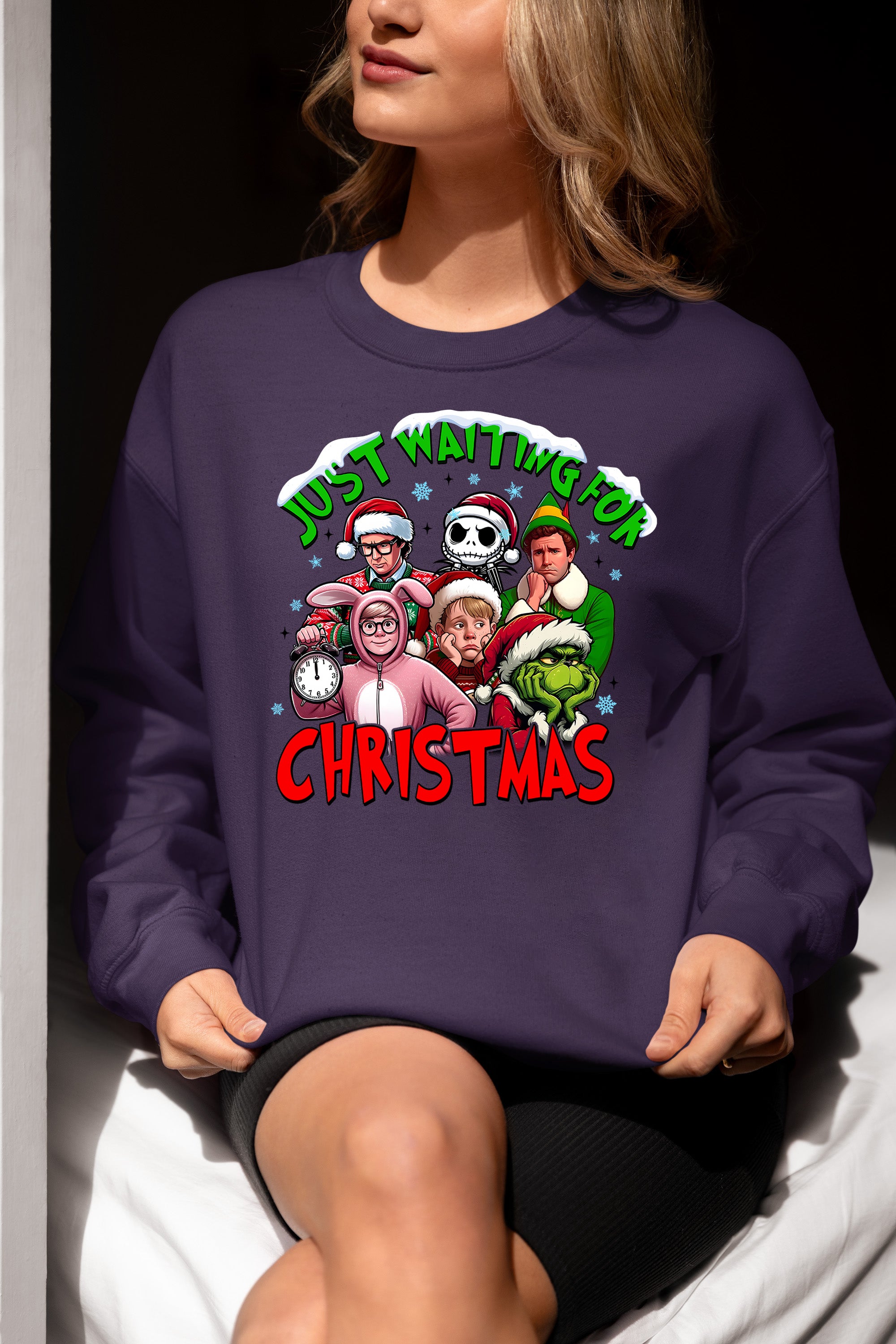 Christmas Cozy Keepsake - Handmade Holiday Gift for Winter Season, Rustic Christmas Charm, Festive Collectible for Shelf Sweatshirt