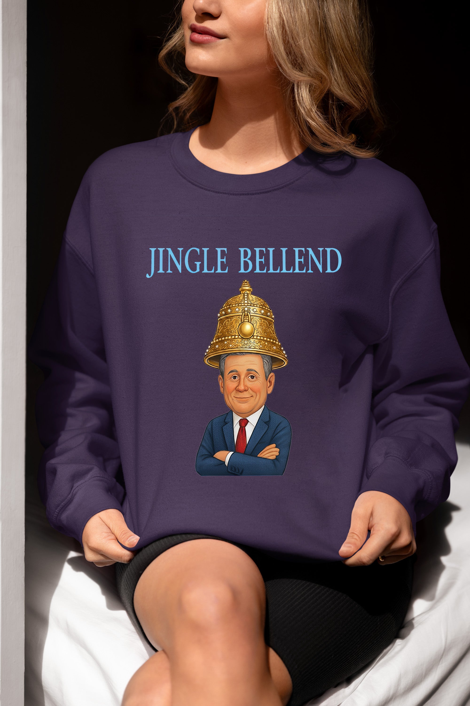 Jingle Bellend – Christmas Cheer Jewelry, Festive Holiday Accessory, Yuletide Sparkle Gift, Seasonal Celebration Sweatshirt