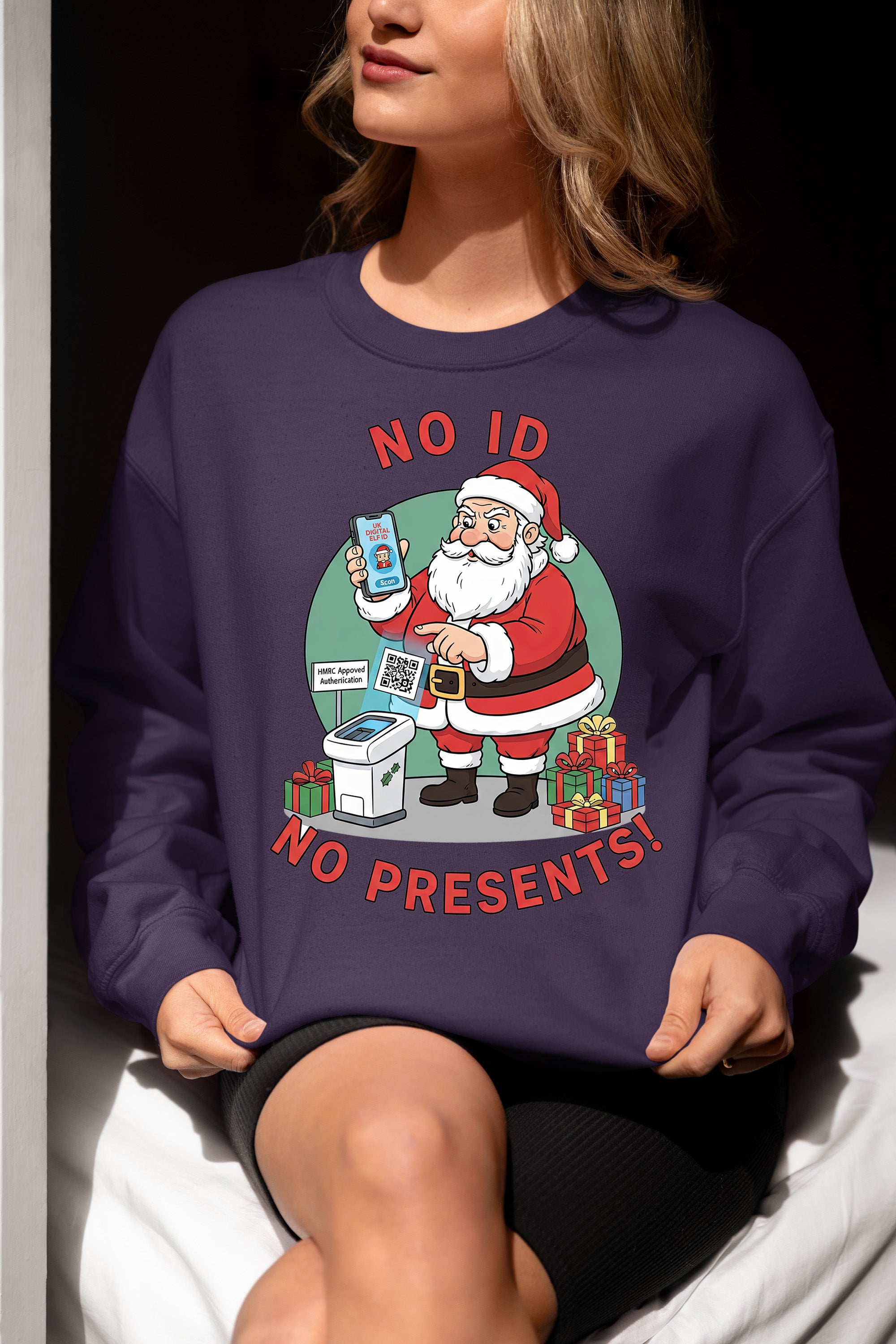 Christmas Themed Keepsake for the Holiday Season - Handmade Festive Charm, Unique Seasonal Gift for Collectors Sweatshirt