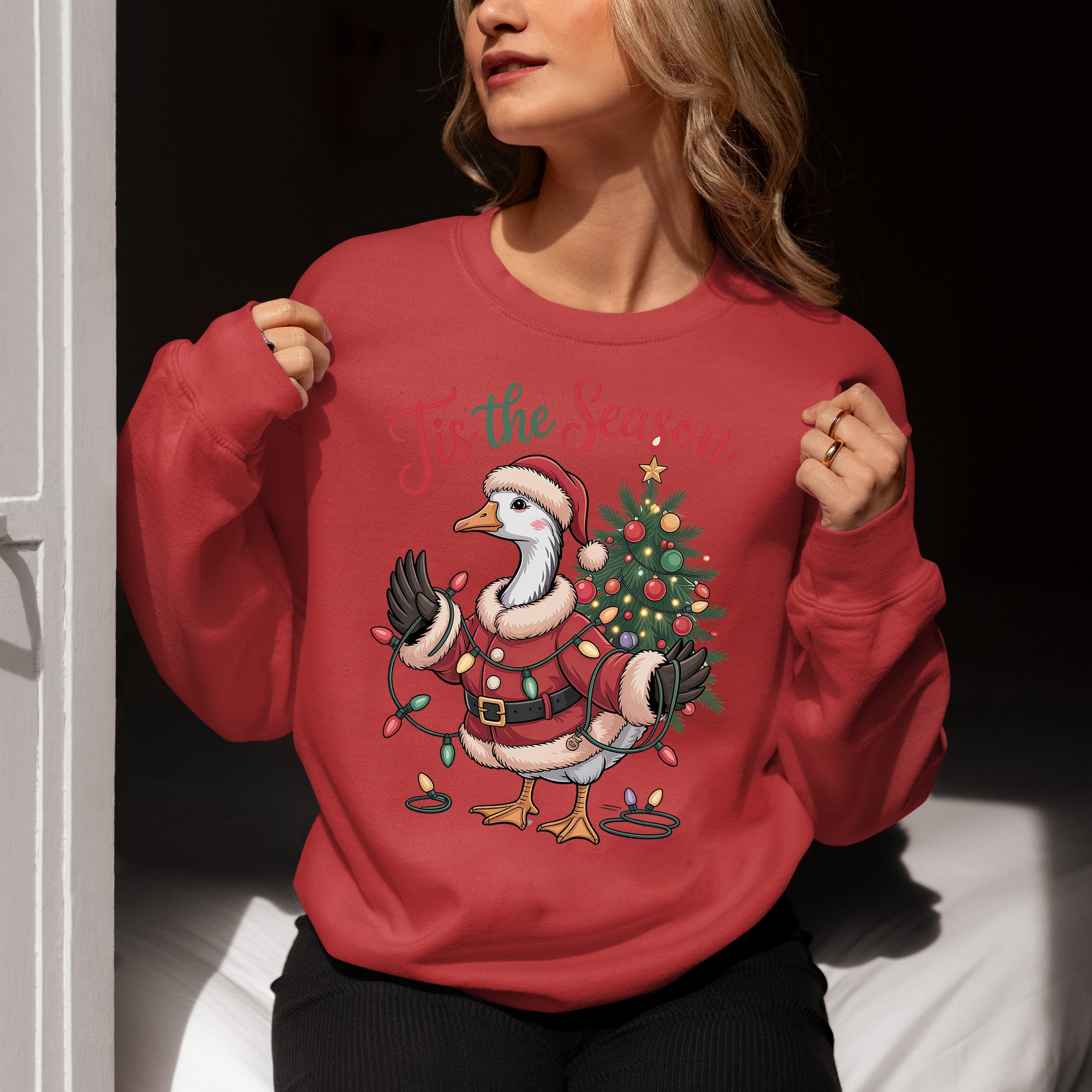 Tis the Season Christmas Clip Art – Festive Typography for Scrapbooking and Seasonal Projects Sweatshirt