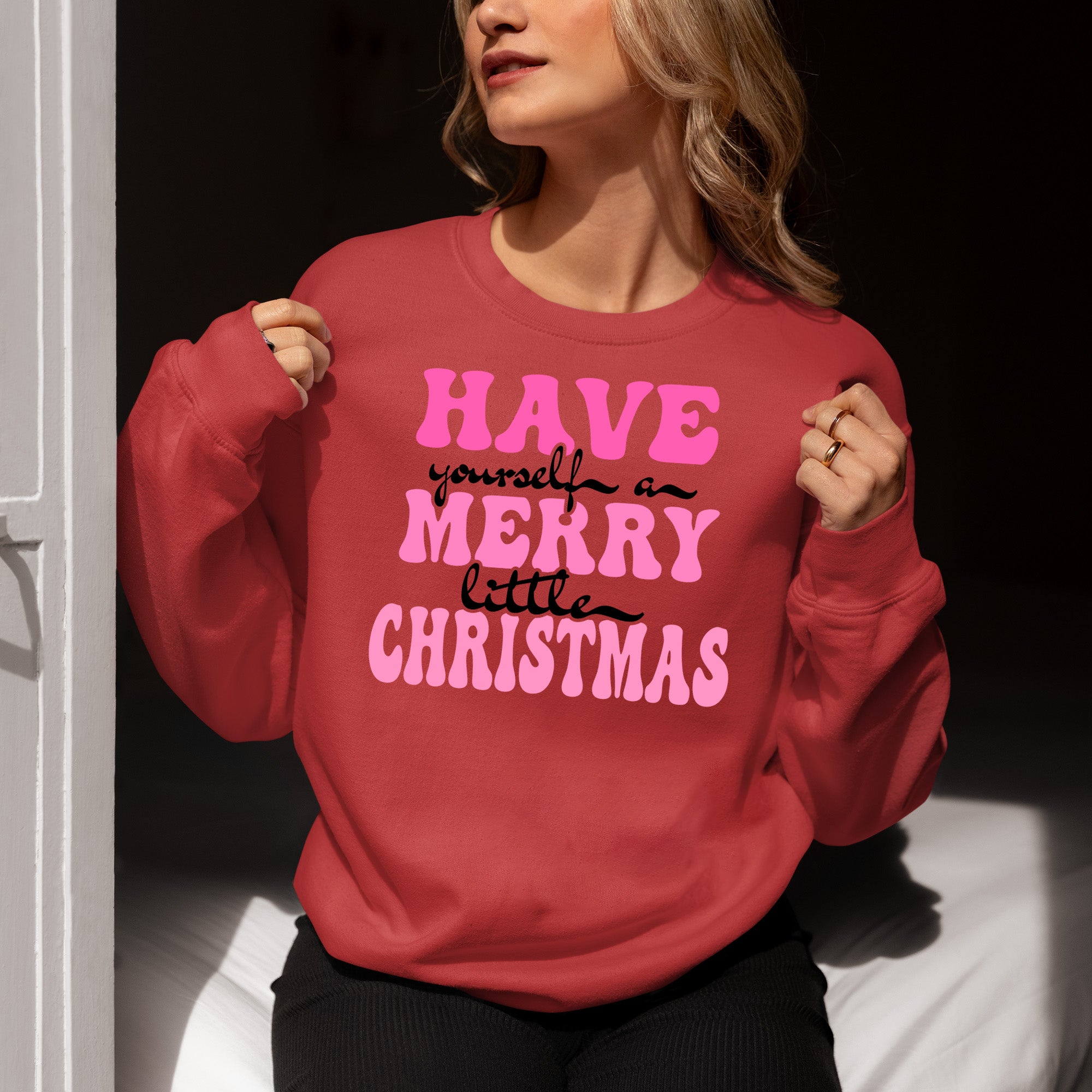 Have yourself a merry little christmas - festive vibes for cozy gifting and seasonal joy Sweatshirt