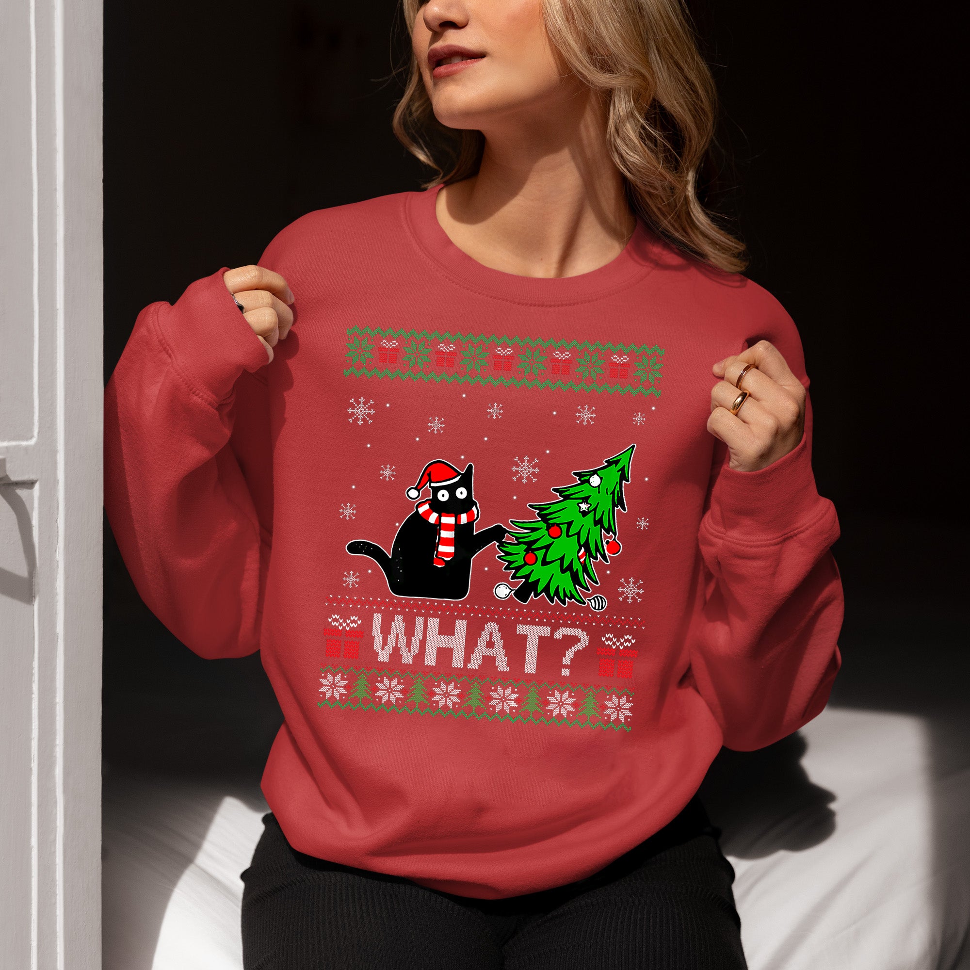 Retro Christmas Vintage Holiday Motif for Crafts, Scrapbooks, and DIY Projects Sweatshirt