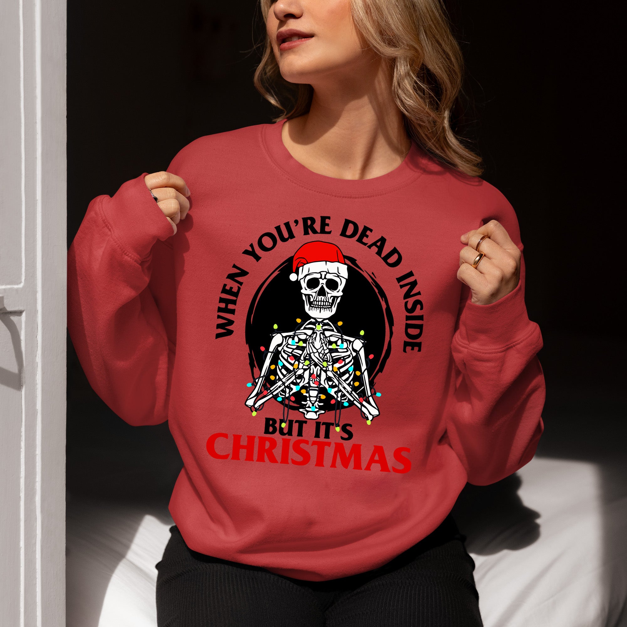 Christmas Cozy Gift Idea, Handmade Holiday Treasure for Winter Cheer, Festive Seasonal Keepsake, Unique Seasonal Craft Sweatshirt