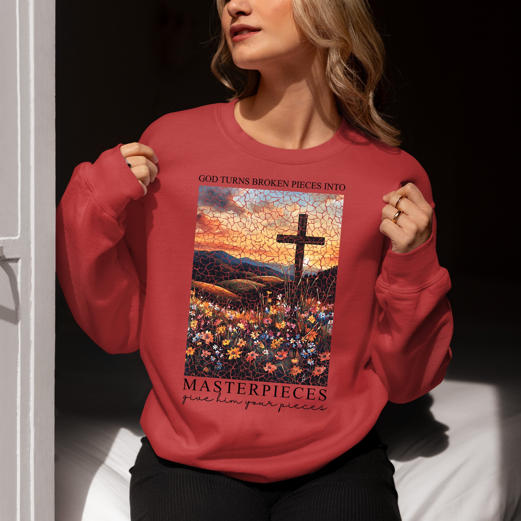 Christmas Masterpieces: Handmade Festive Art Collection for Holiday Gifting, Unique Seasonal Keepsakes Sweatshirt