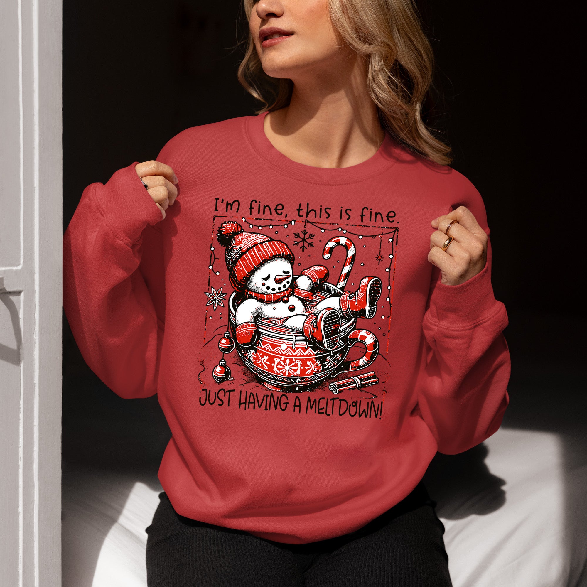 Christmas Keepsake: Whimsical Holiday Gift Idea, Festive Handmade Item for Seasonal Cheer Sweatshirt