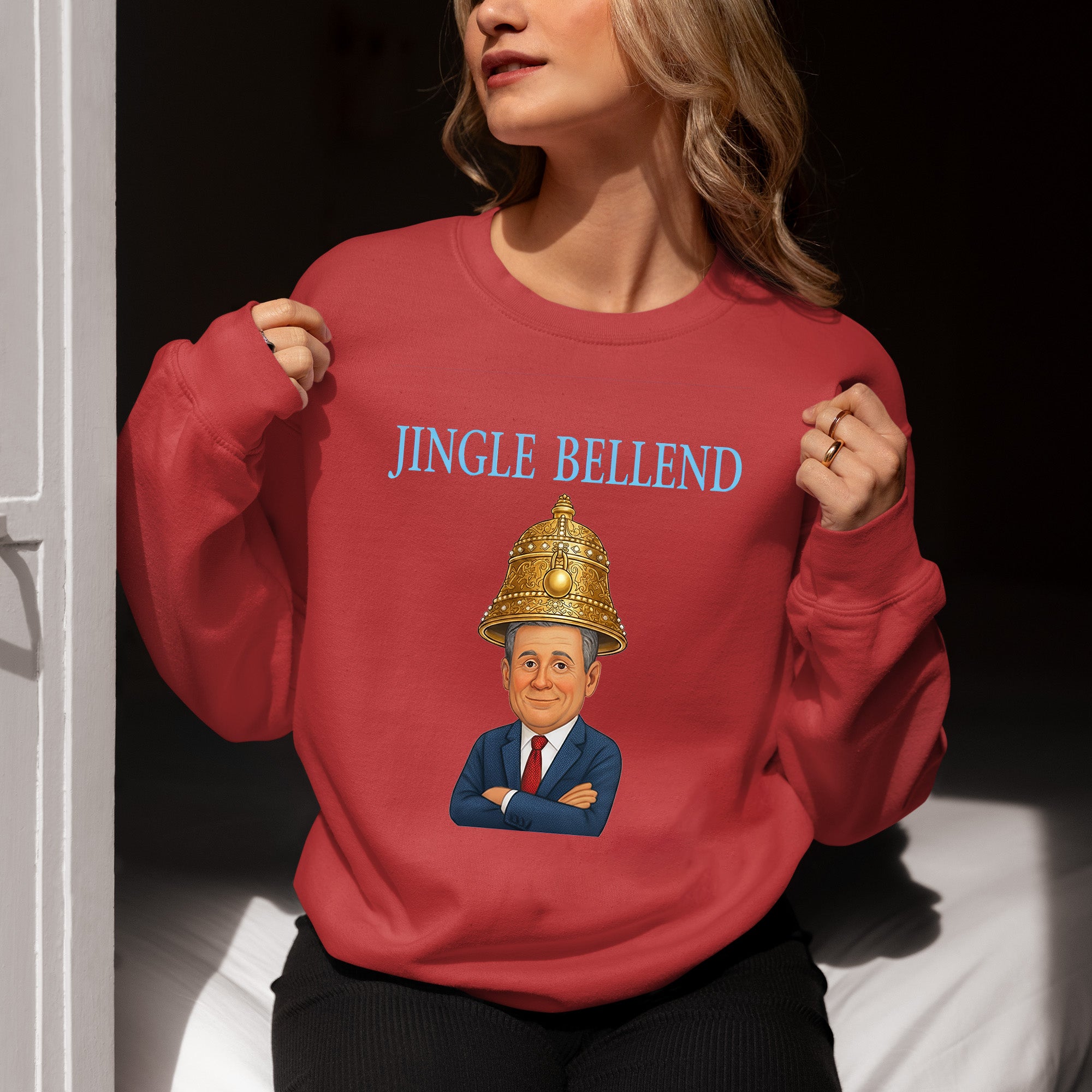 Jingle Bellend – Christmas Cheer Jewelry, Festive Holiday Accessory, Yuletide Sparkle Gift, Seasonal Celebration Sweatshirt