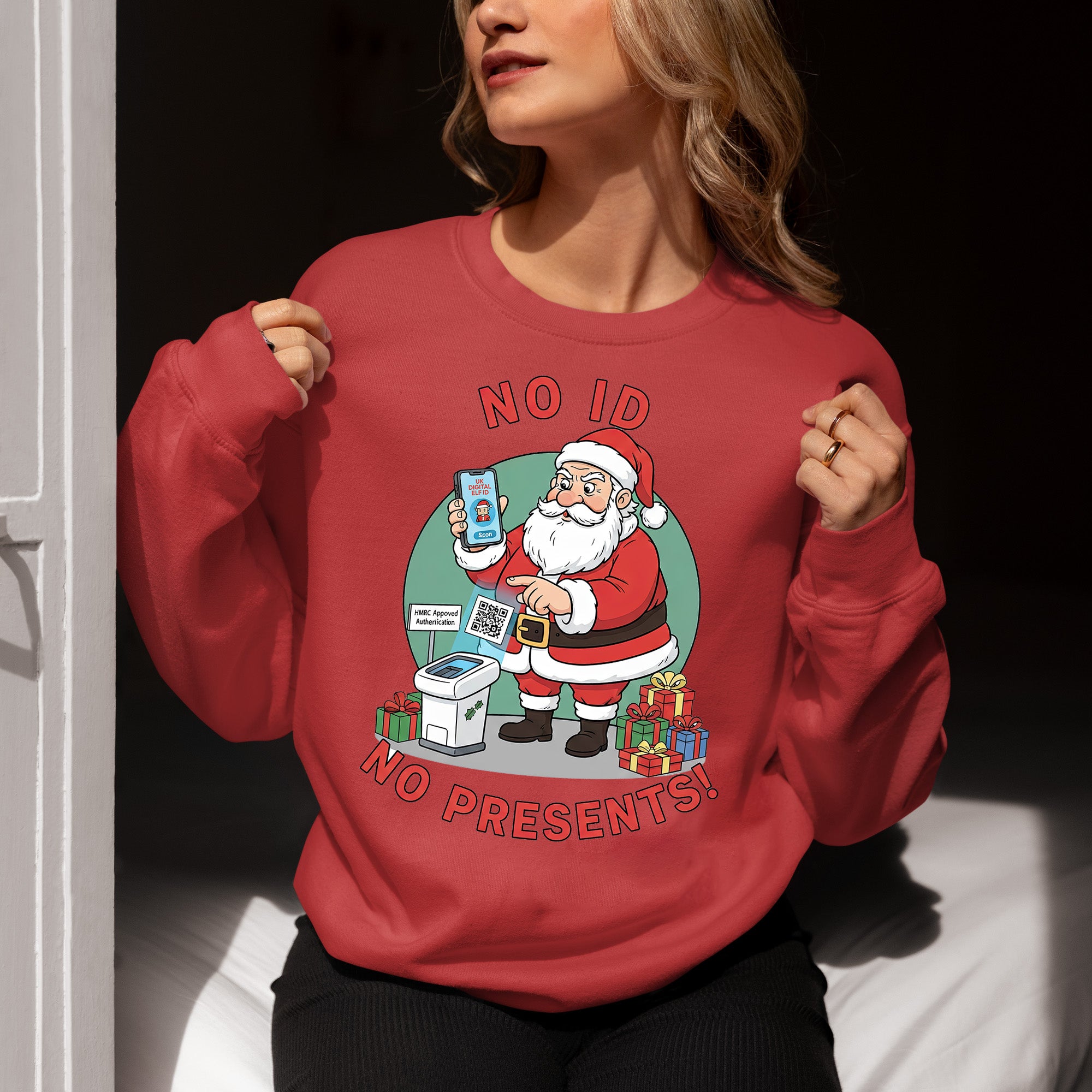 Christmas Themed Keepsake for the Holiday Season - Handmade Festive Charm, Unique Seasonal Gift for Collectors Sweatshirt