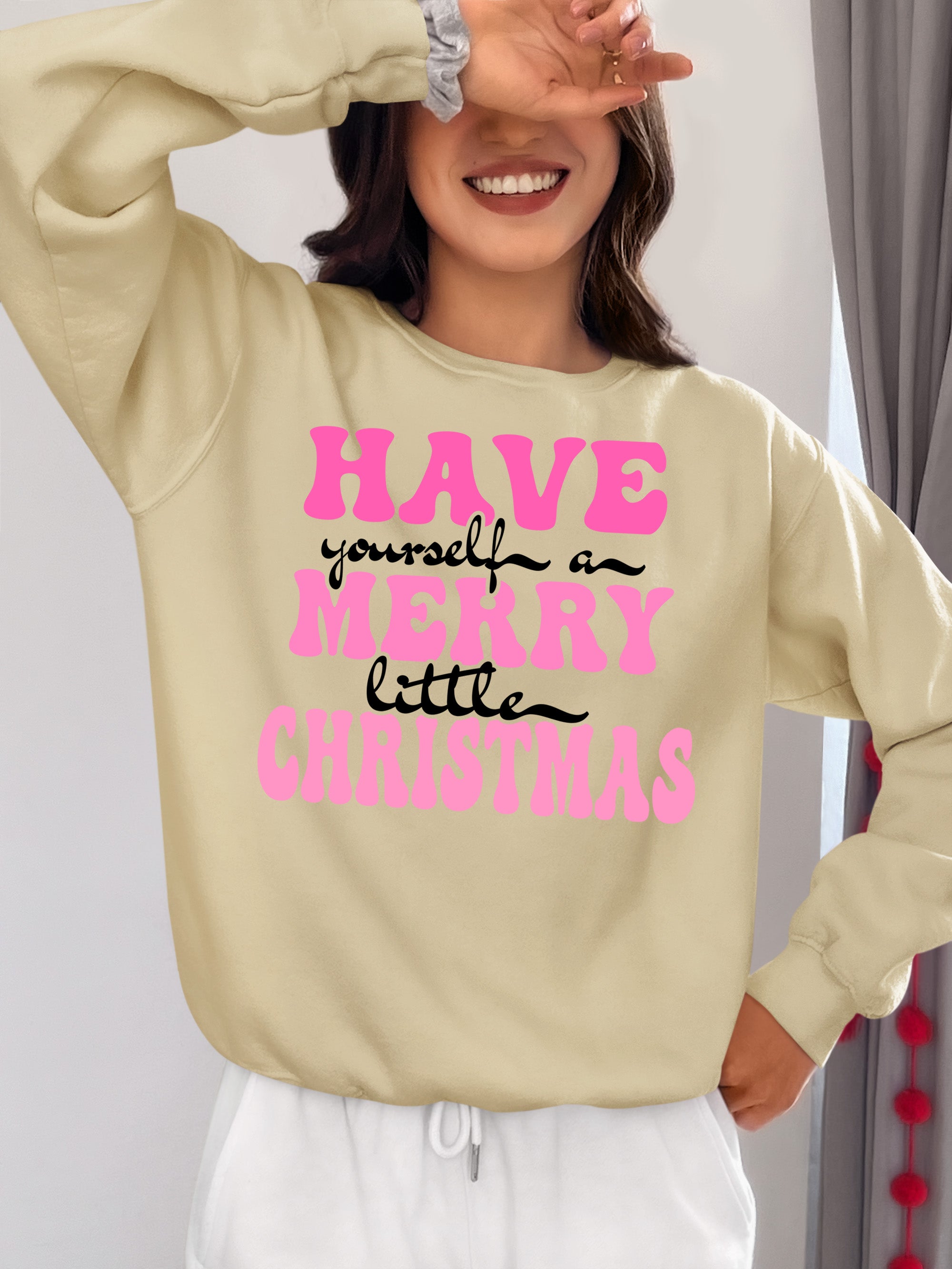 Have yourself a merry little christmas - festive vibes for cozy gifting and seasonal joy Sweatshirt