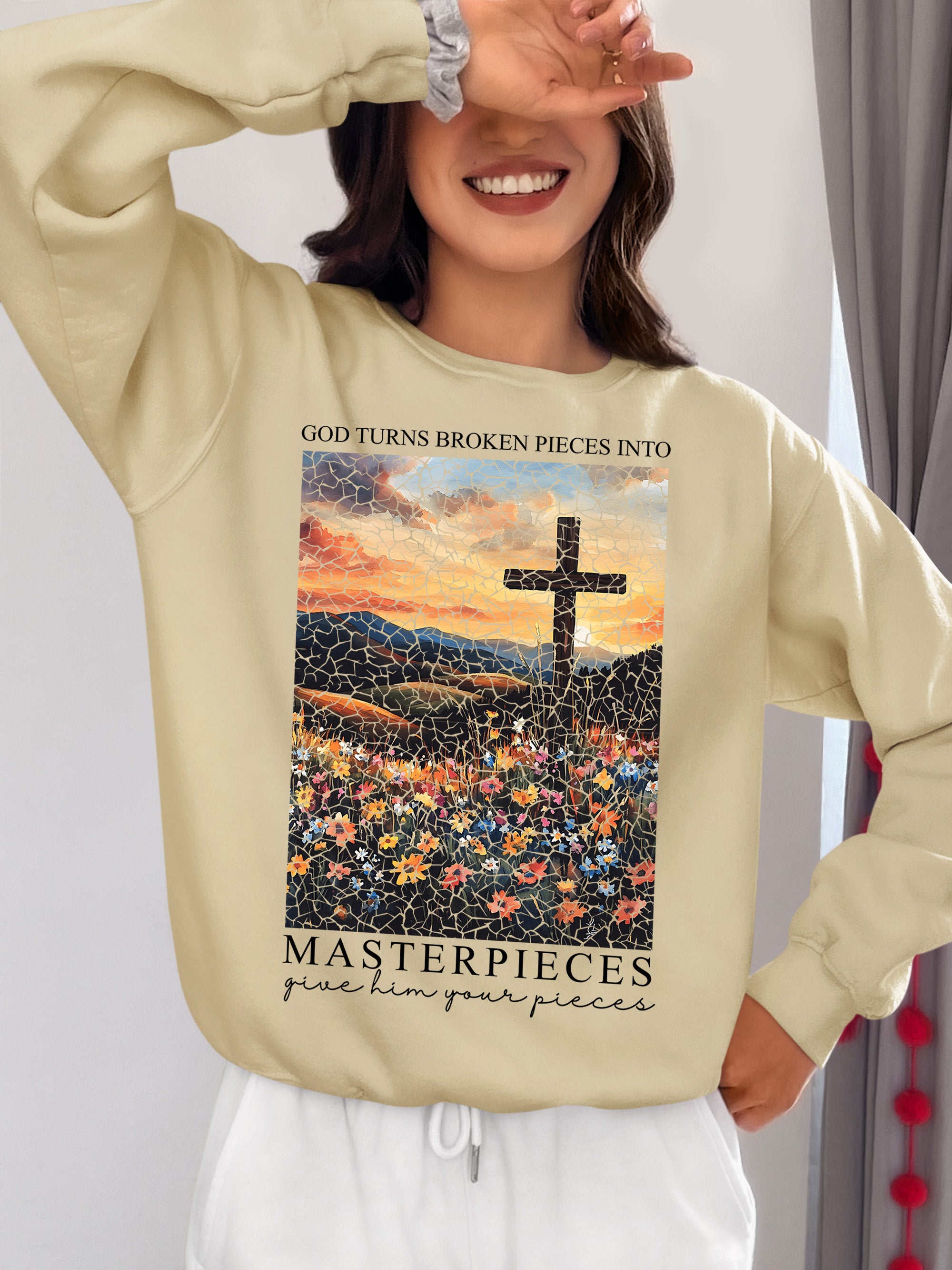 Christmas Masterpieces: Handmade Festive Art Collection for Holiday Gifting, Unique Seasonal Keepsakes Sweatshirt